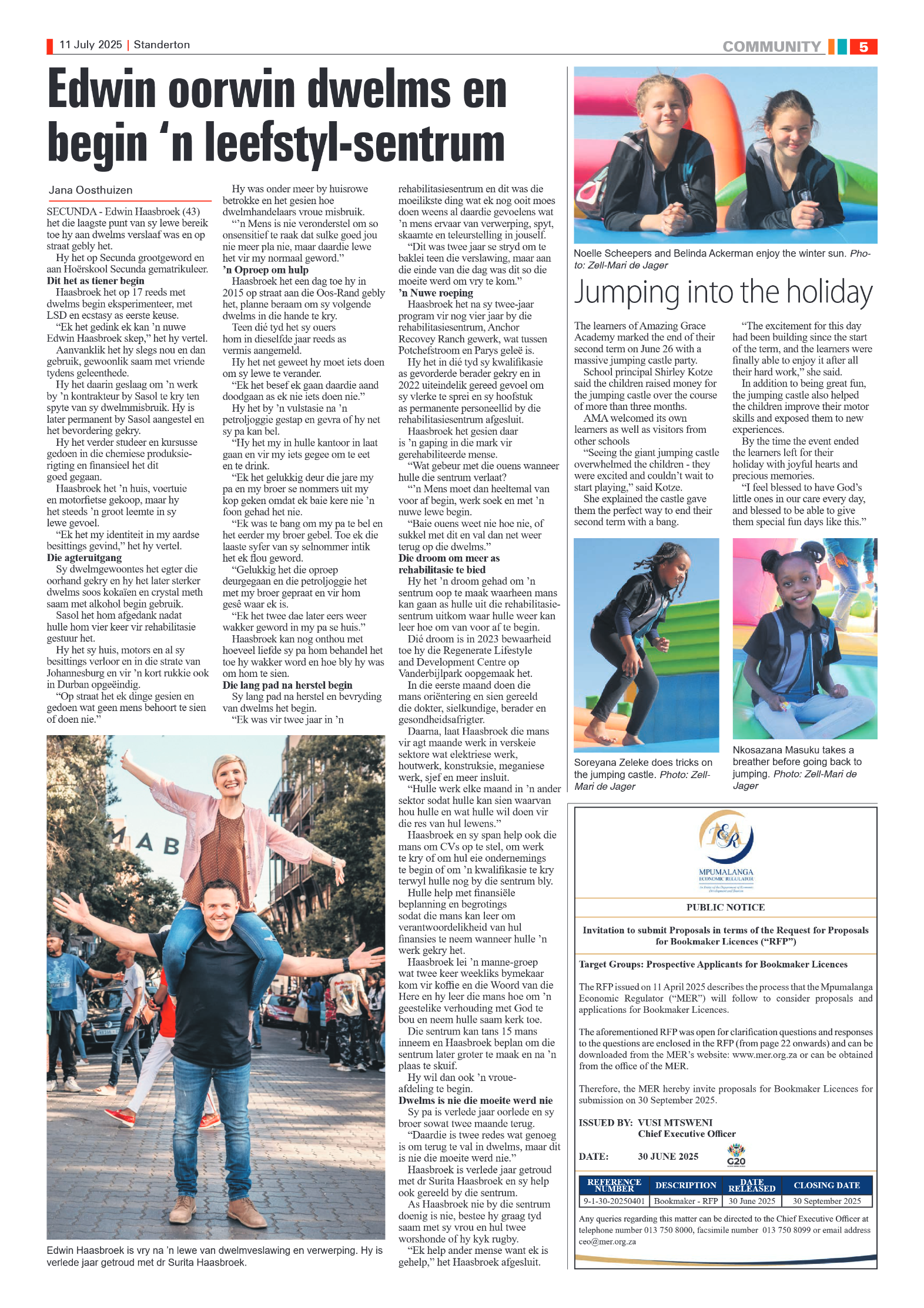 Standerton Advertiser 11 July 2025 page 5