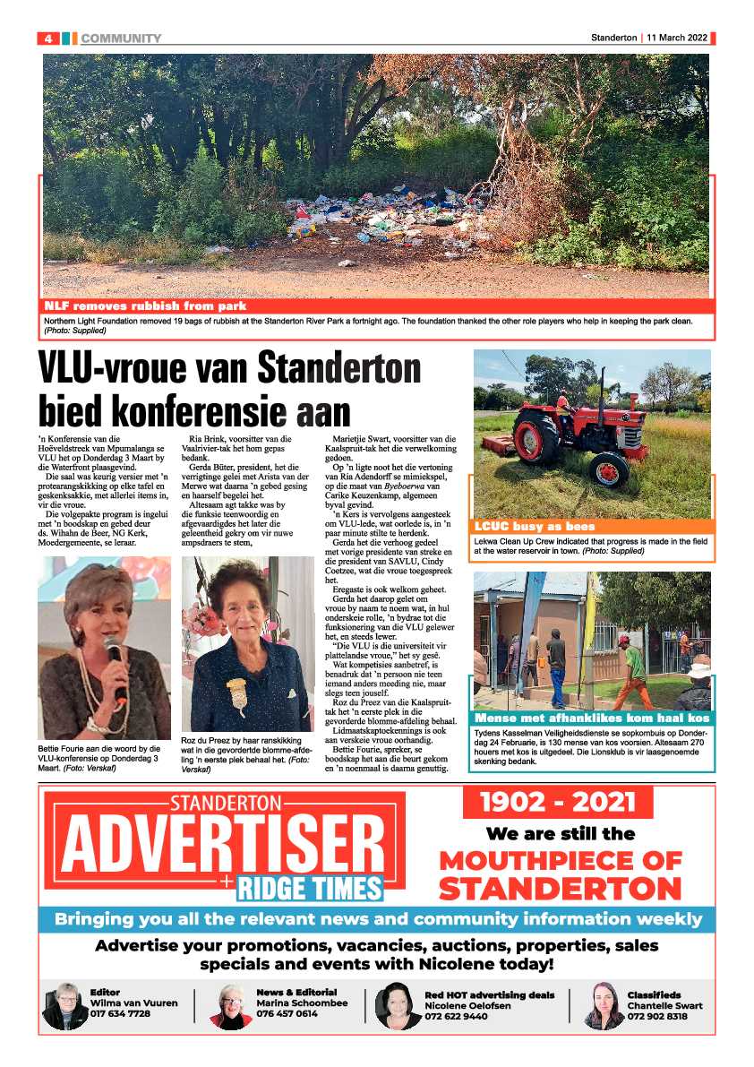 Standerton Advertiser 11 March 2022 page 4