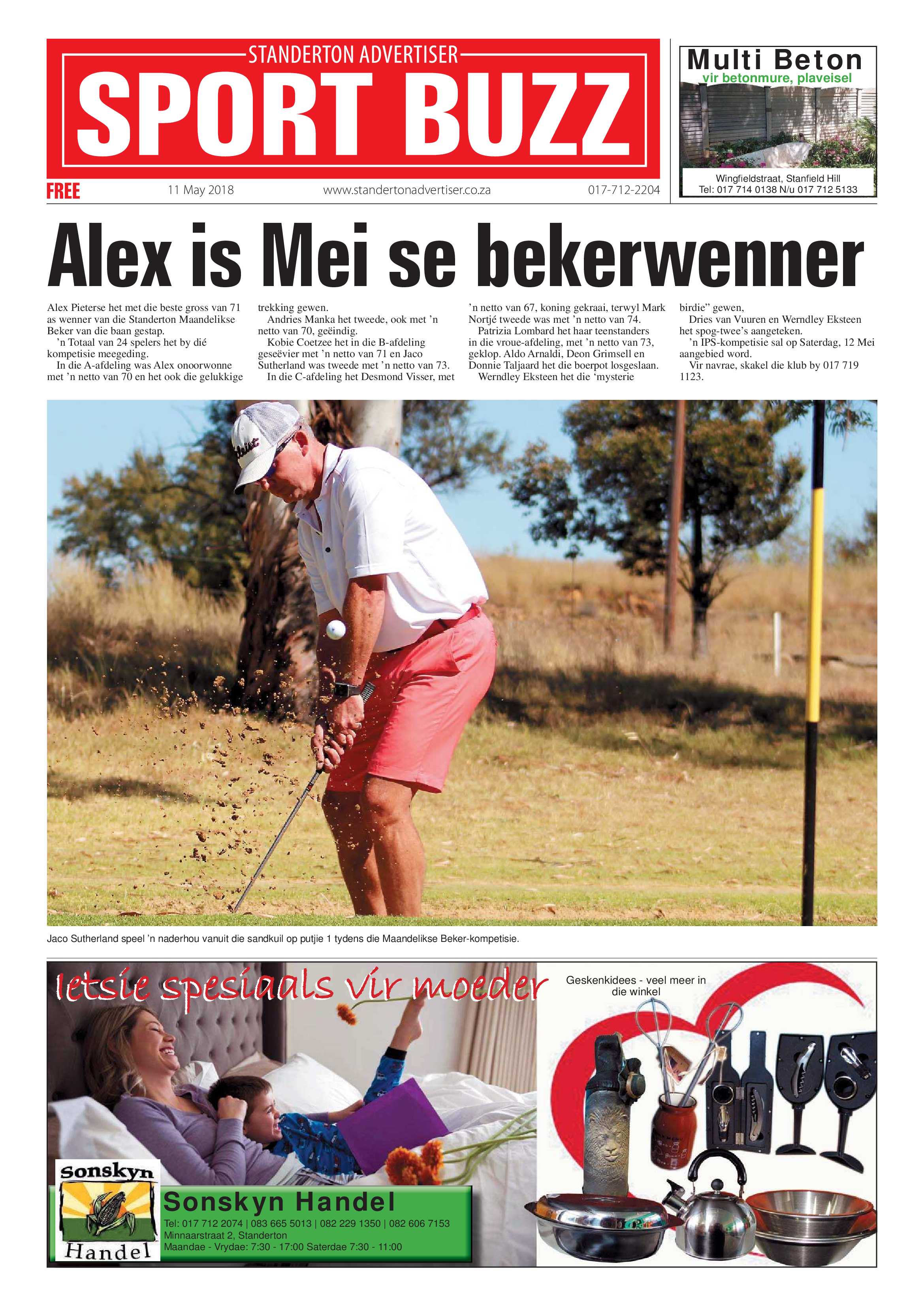 Standerton Advertiser 11 May 2018 page 12