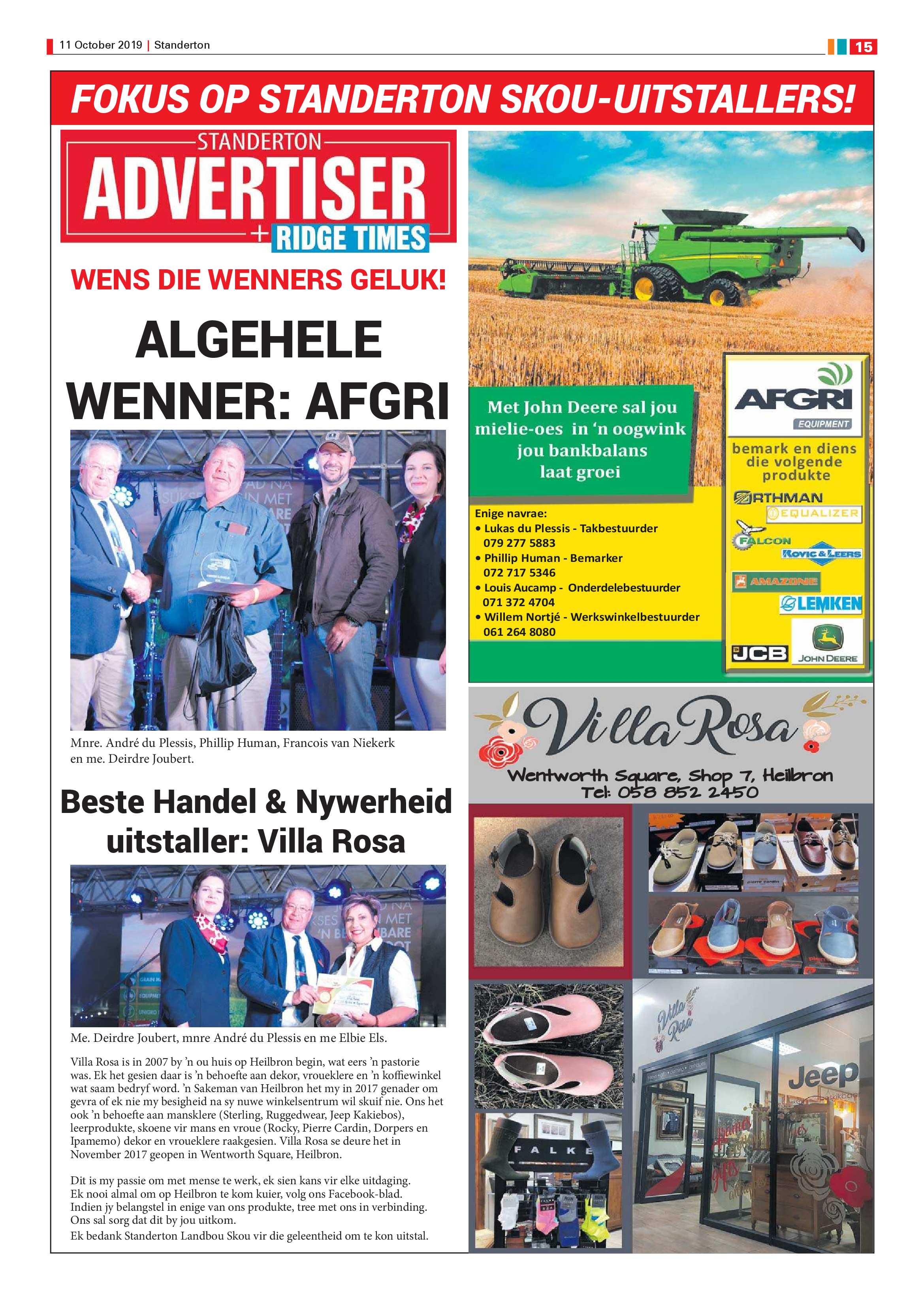 Standerton Advertiser 11 October 2019 page 7