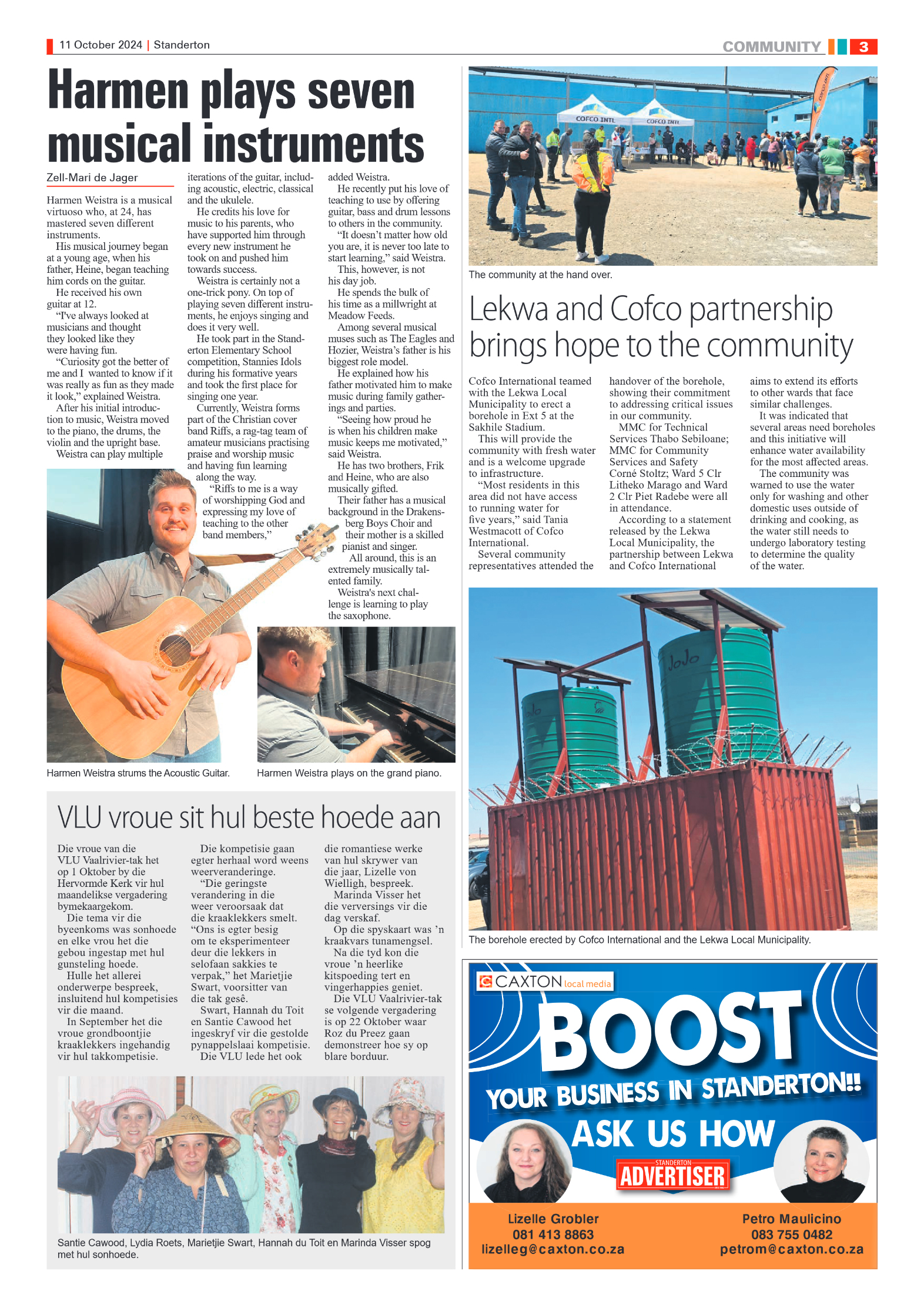 Standerton Advertiser 11 October 2024 page 3