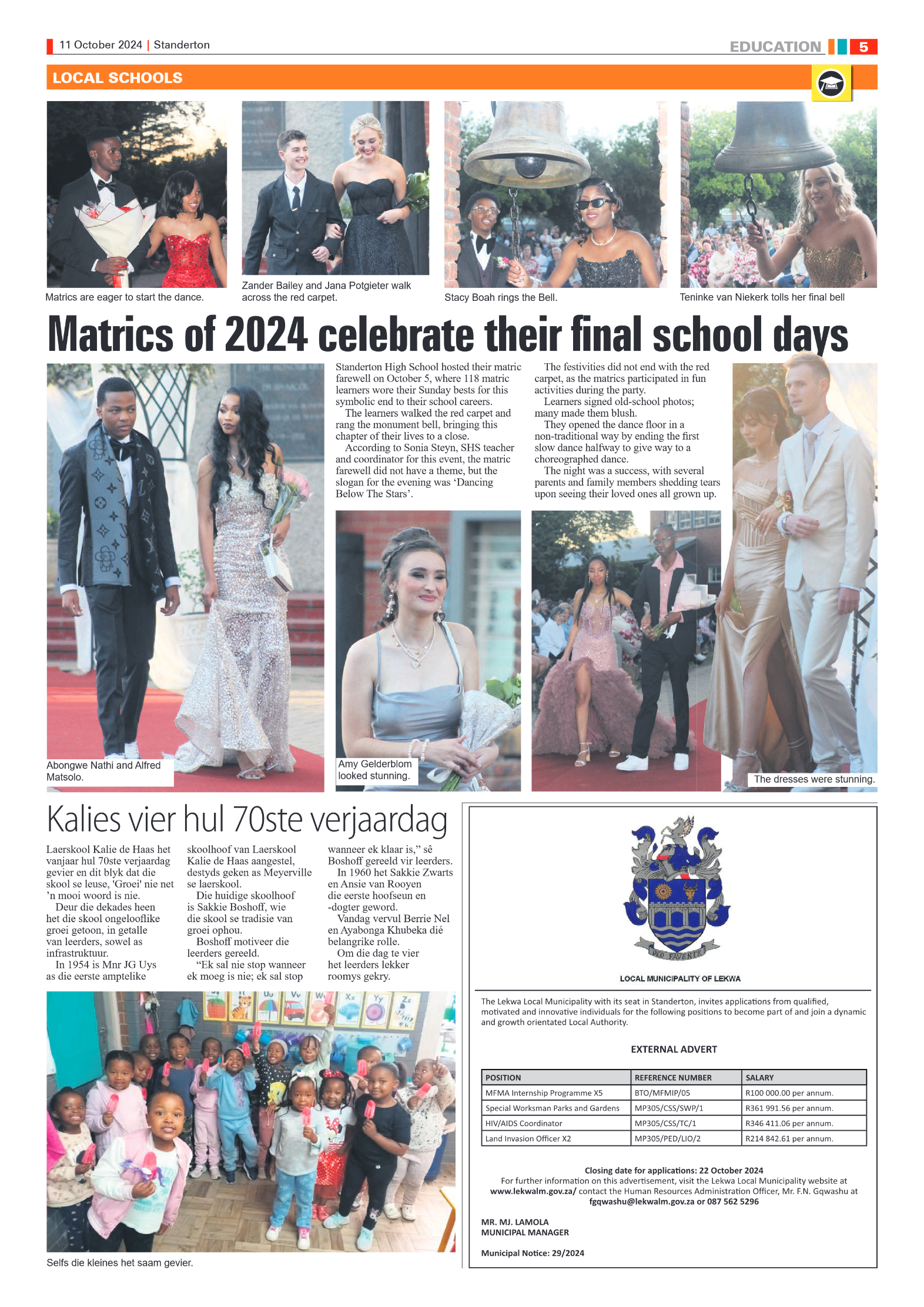 Standerton Advertiser 11 October 2024 page 5