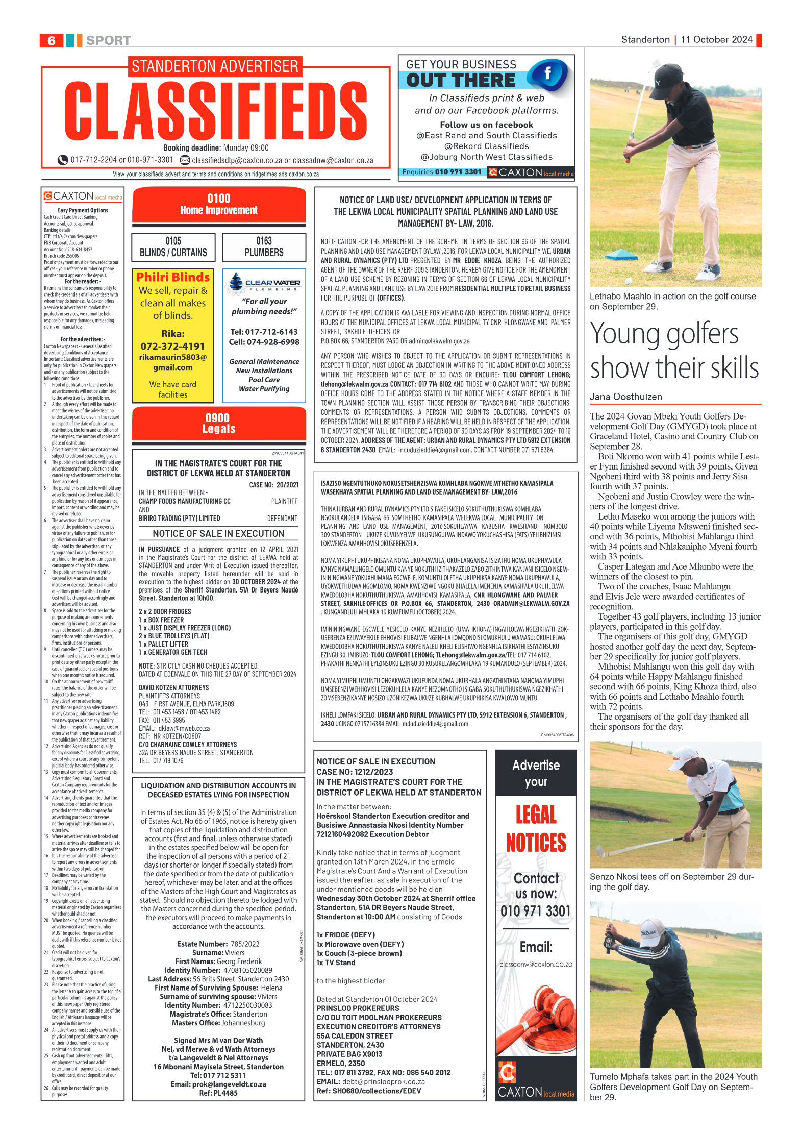 Standerton Advertiser 11 October 2024 page 6