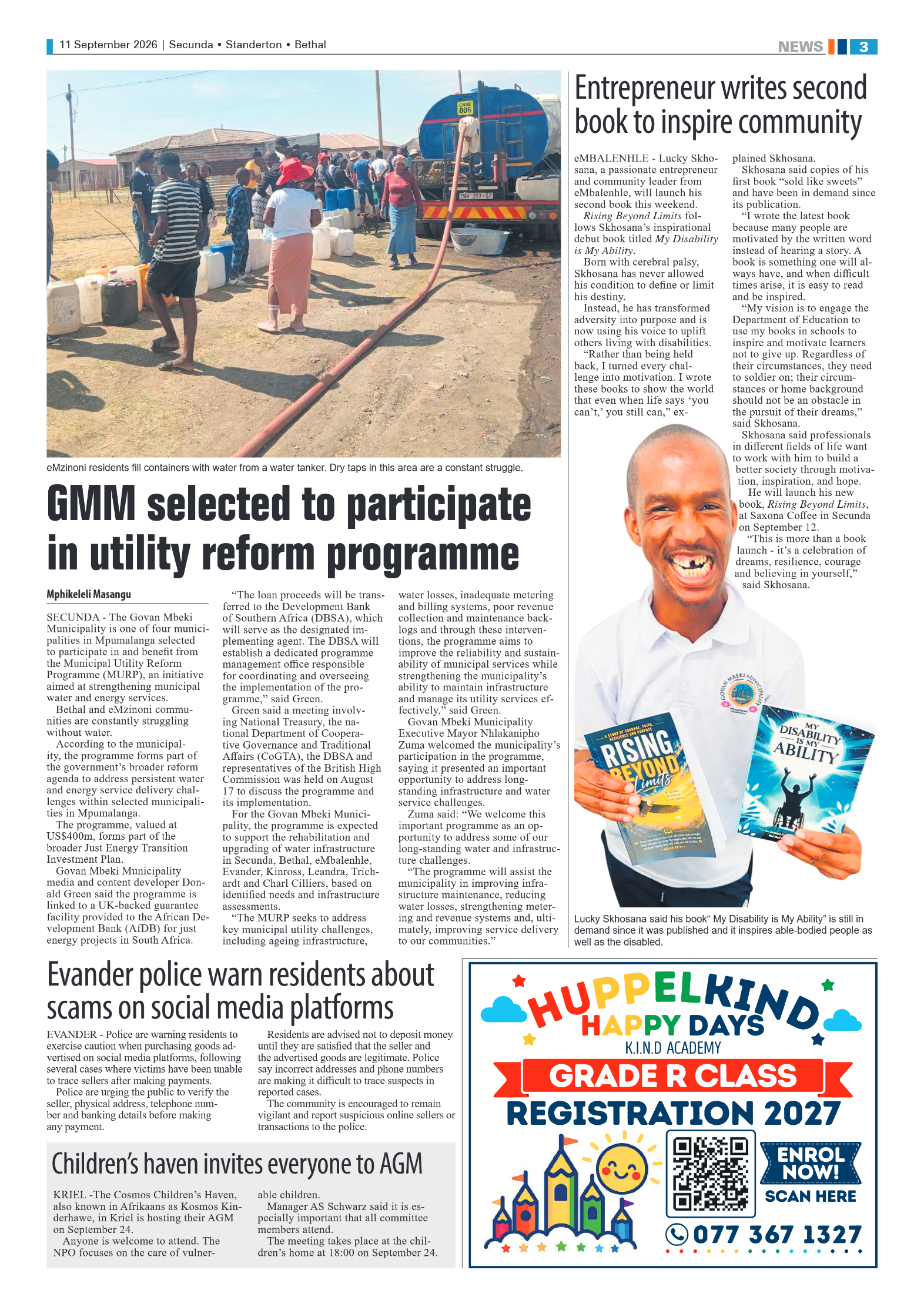Standerton Advertiser 11 September 2026 page 3