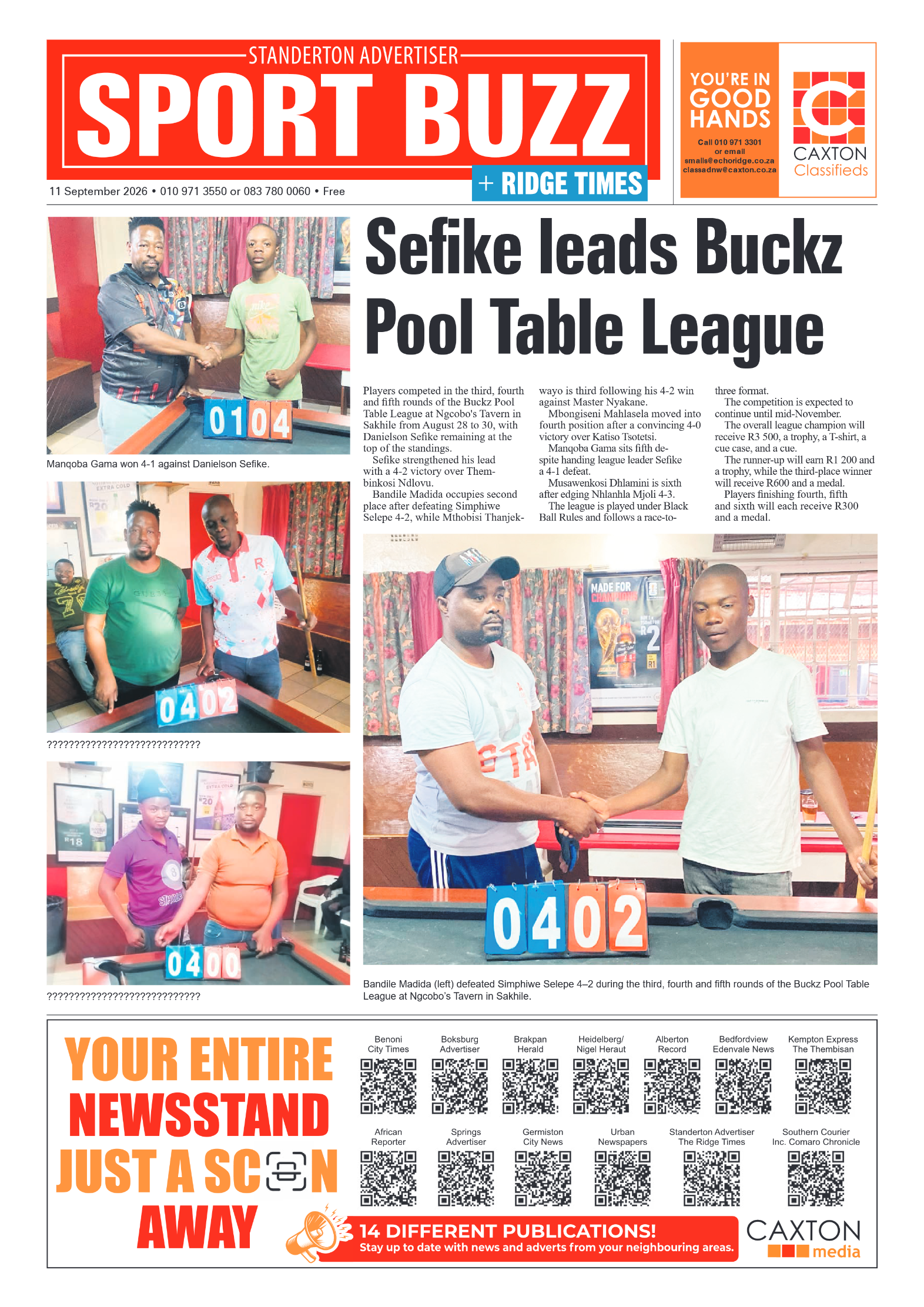 Standerton Advertiser 11 September 2026 page 8