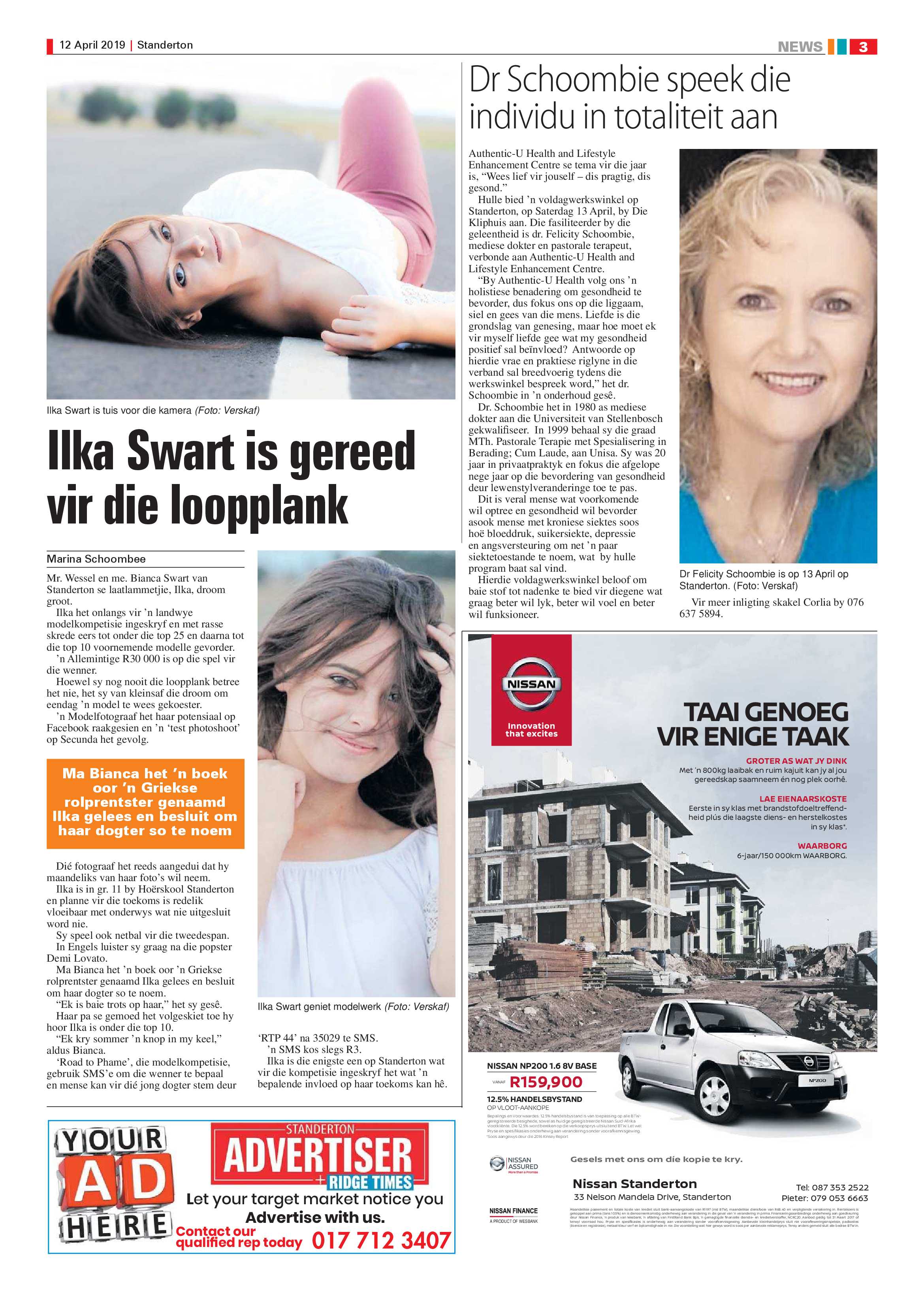 Standerton Advertiser 12 April 2019 page 3