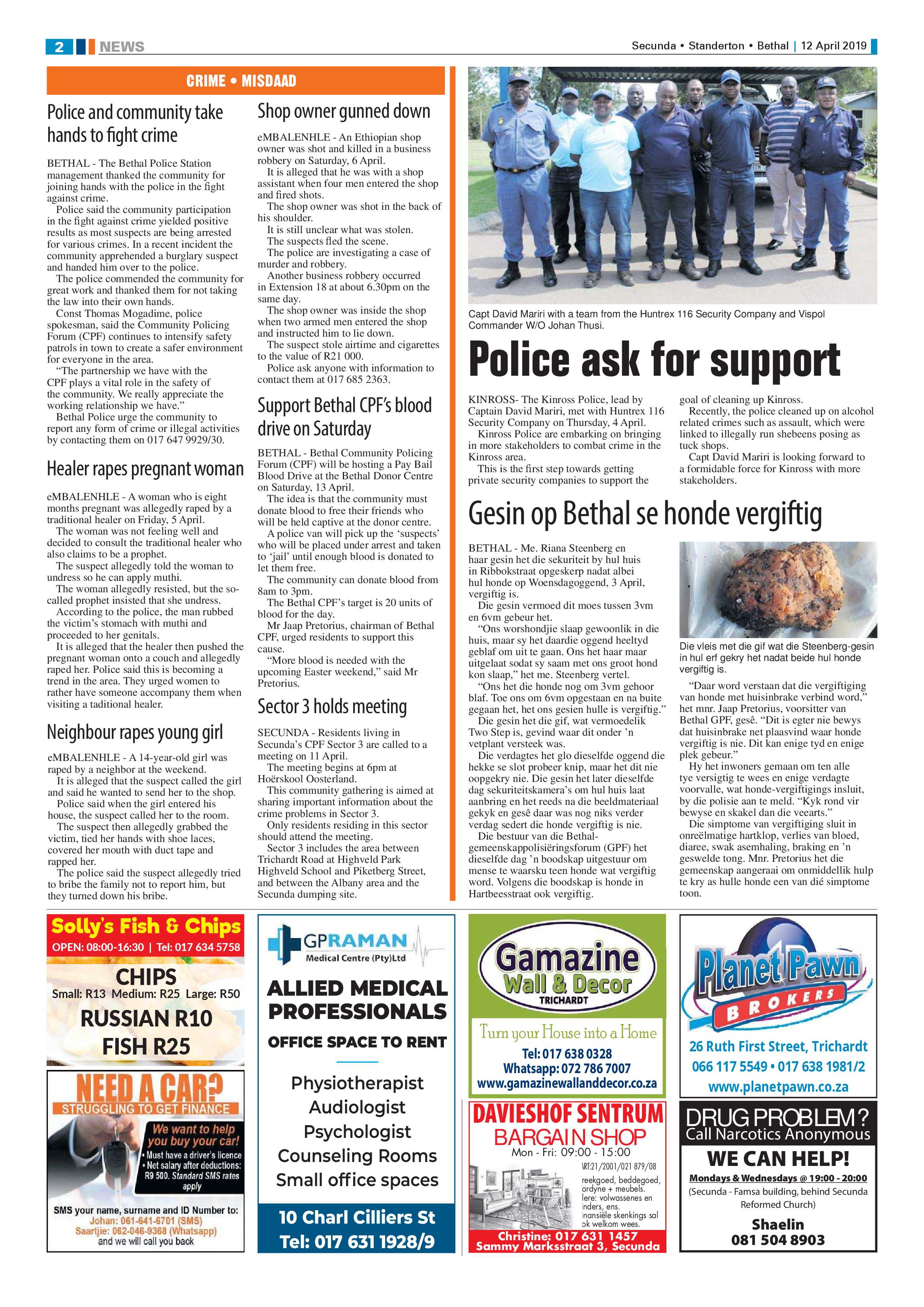 Standerton Advertiser 12 April 2019 page 6