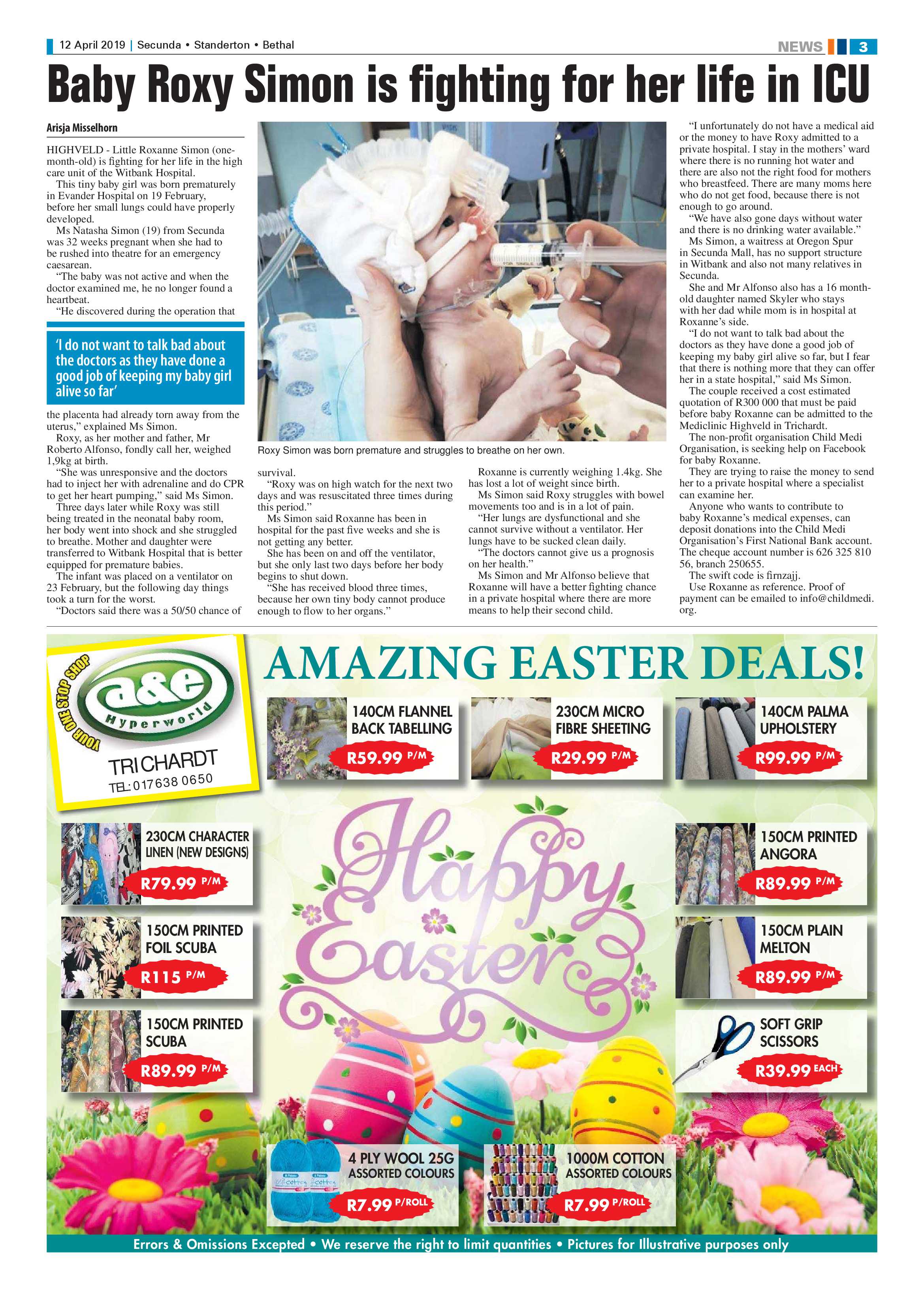 Standerton Advertiser 12 April 2019 page 7