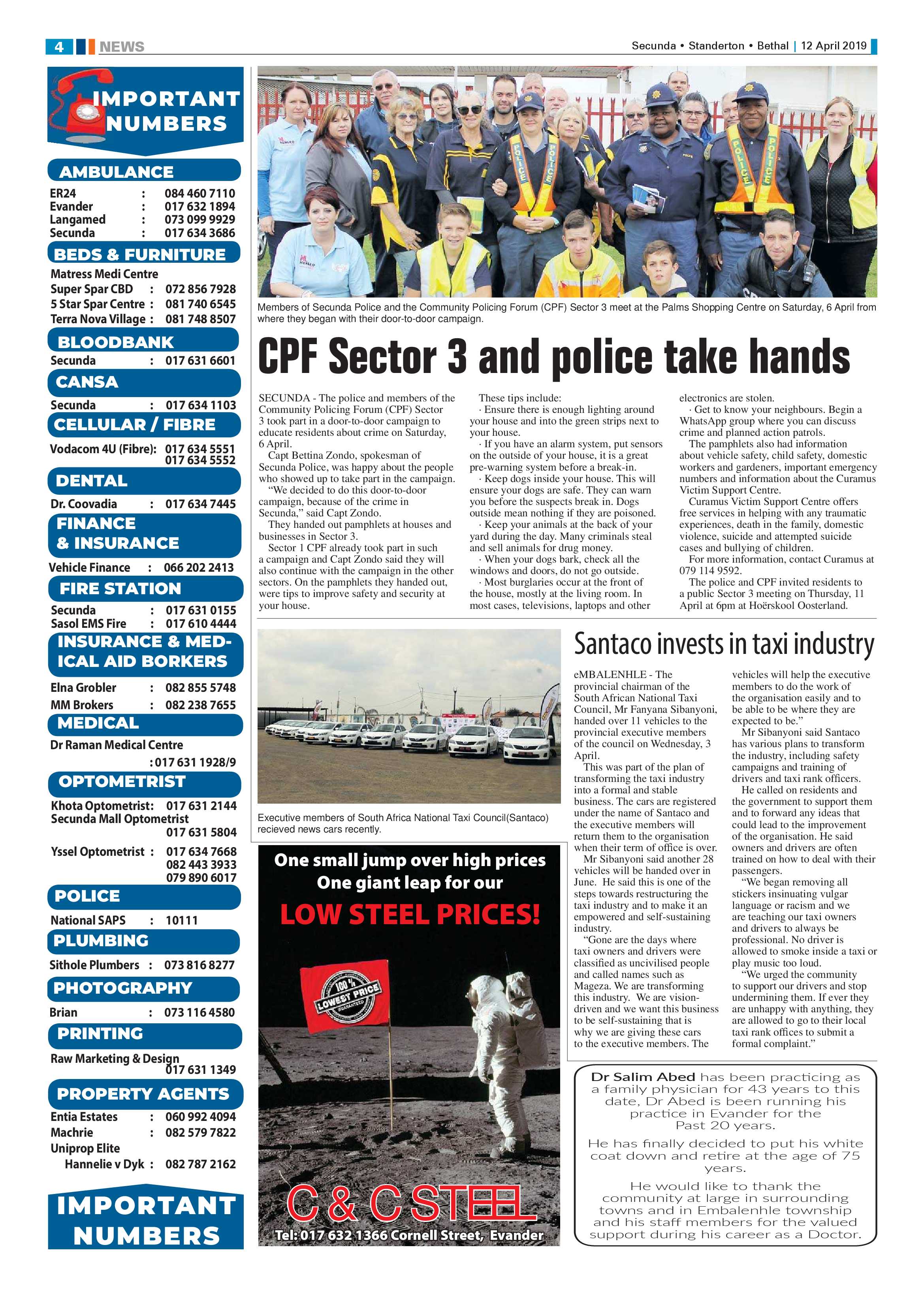 Standerton Advertiser 12 April 2019 page 8