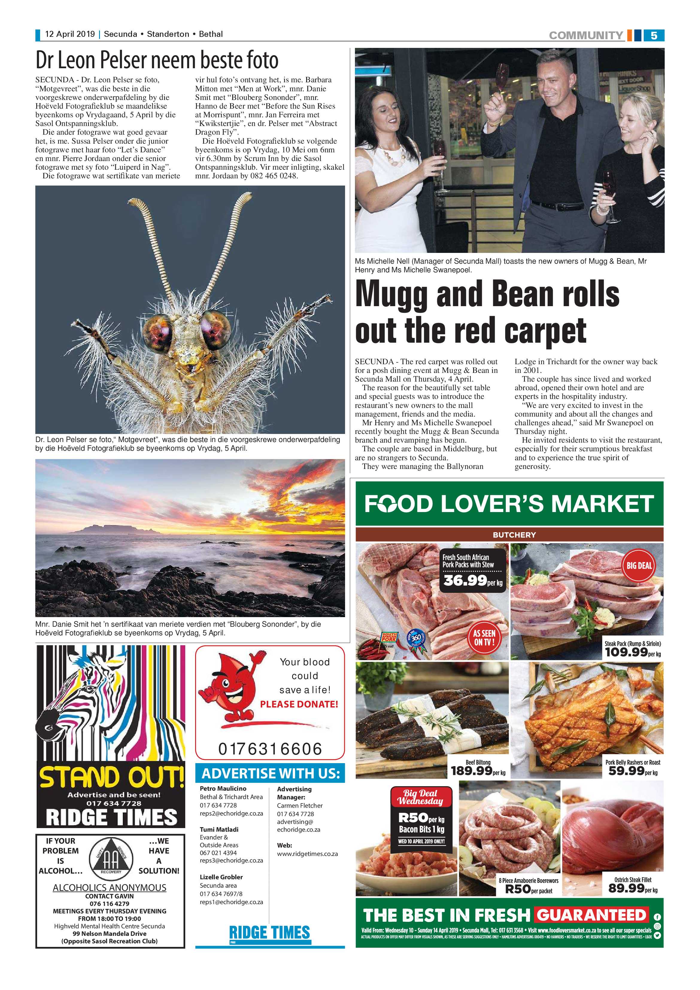 Standerton Advertiser 12 April 2019 page 9