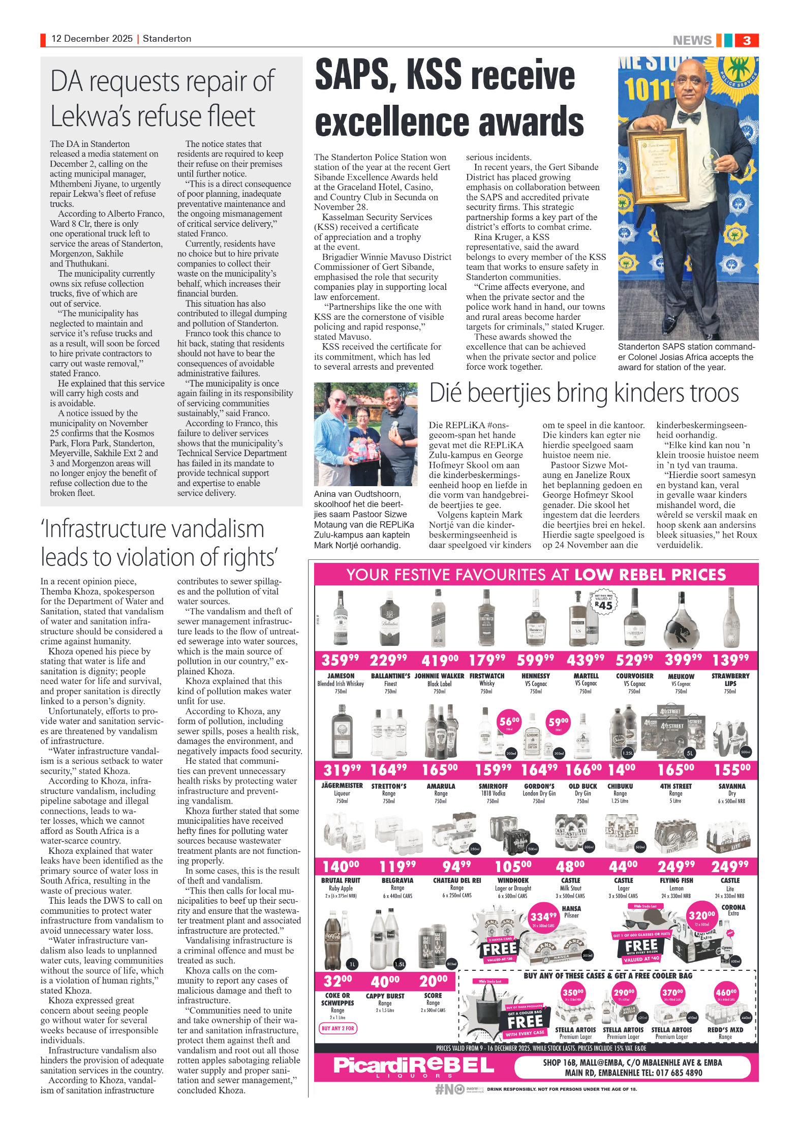 Standerton Advertiser 12 December 2025 page 3