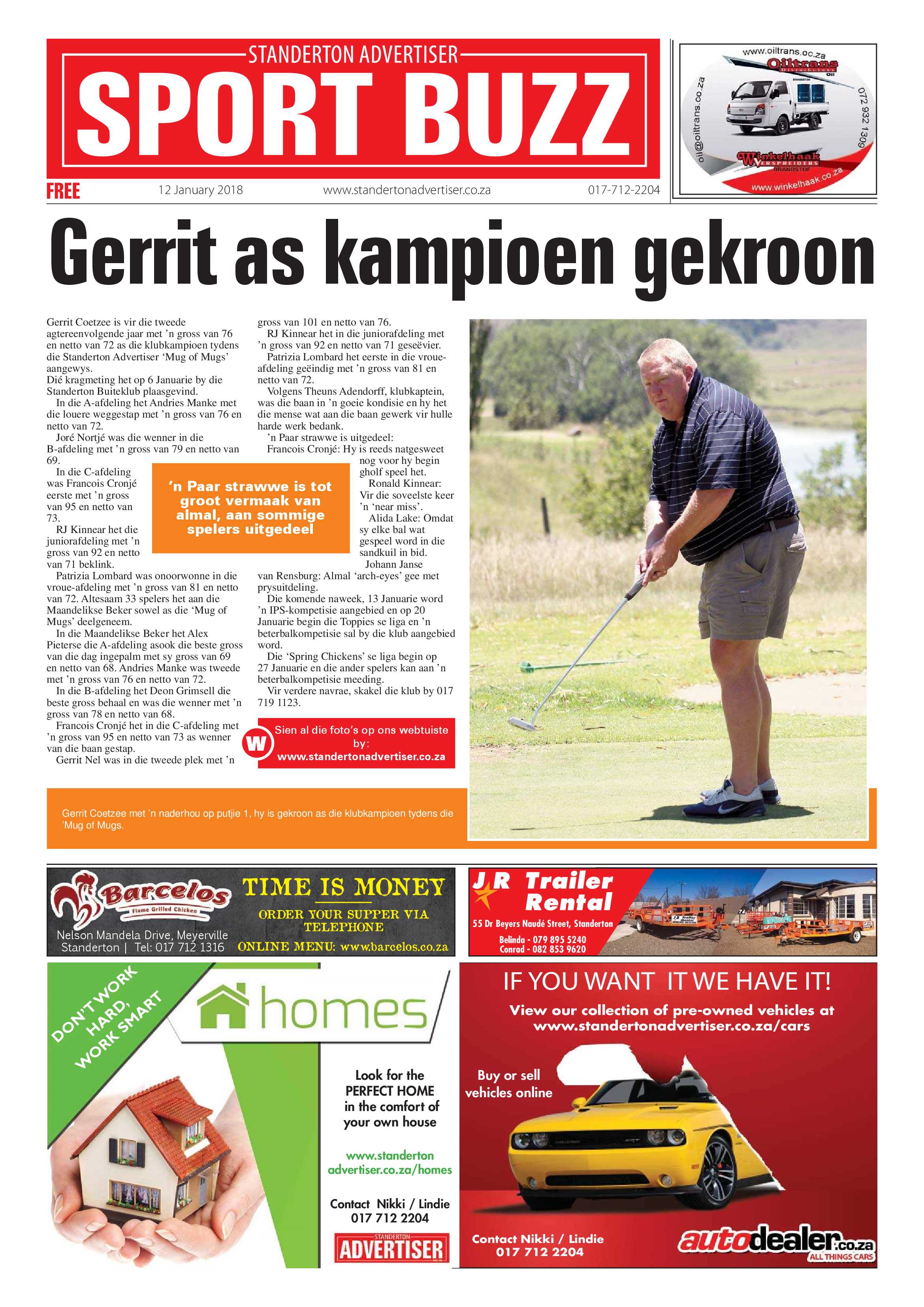 Standerton Advertiser 12 January 2018 page 12