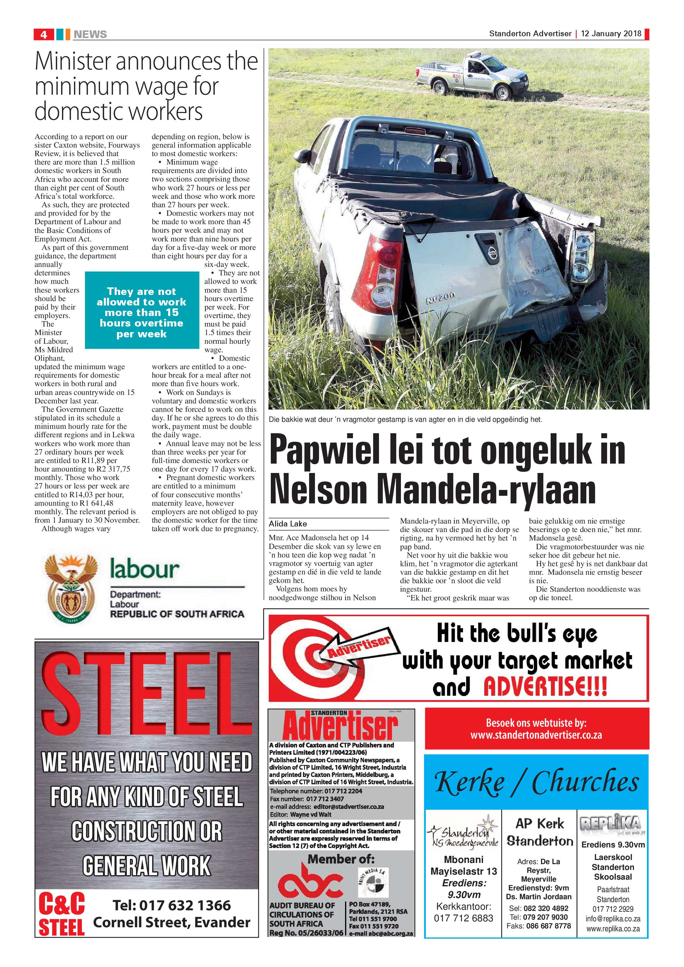Standerton Advertiser 12 January 2018 page 4