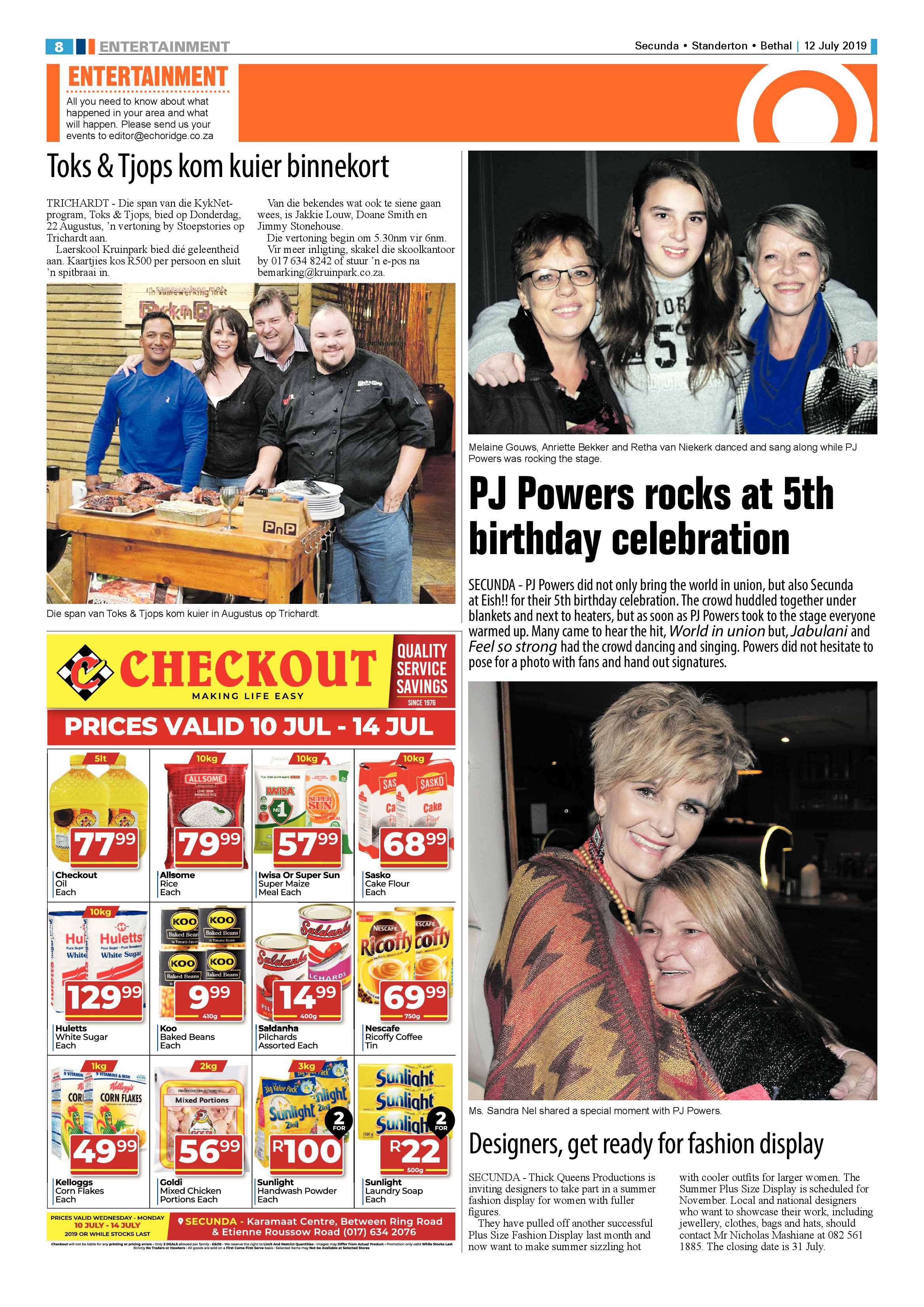 Standerton Advertiser 12 July 2019 page 12