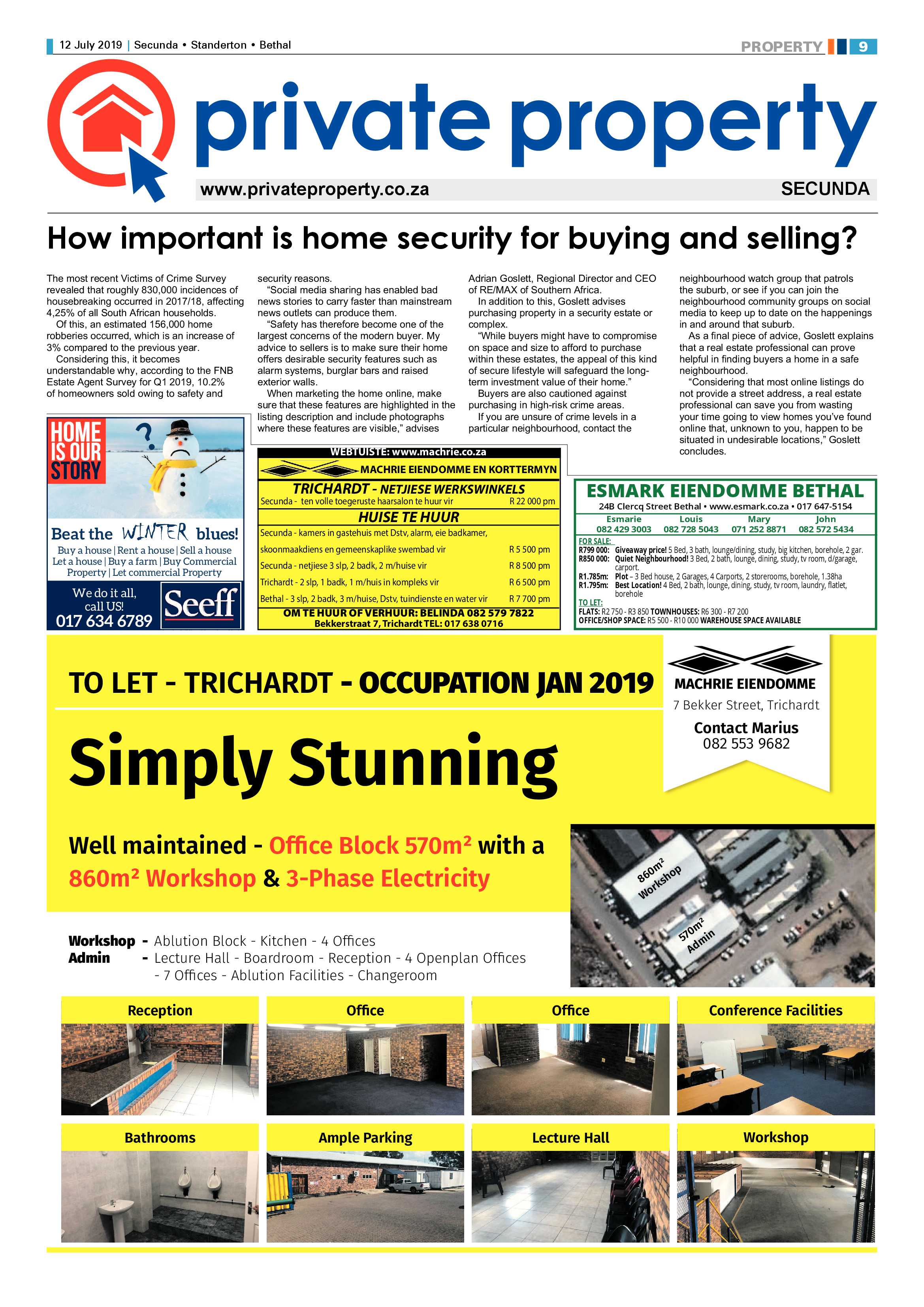 Standerton Advertiser 12 July 2019 page 13