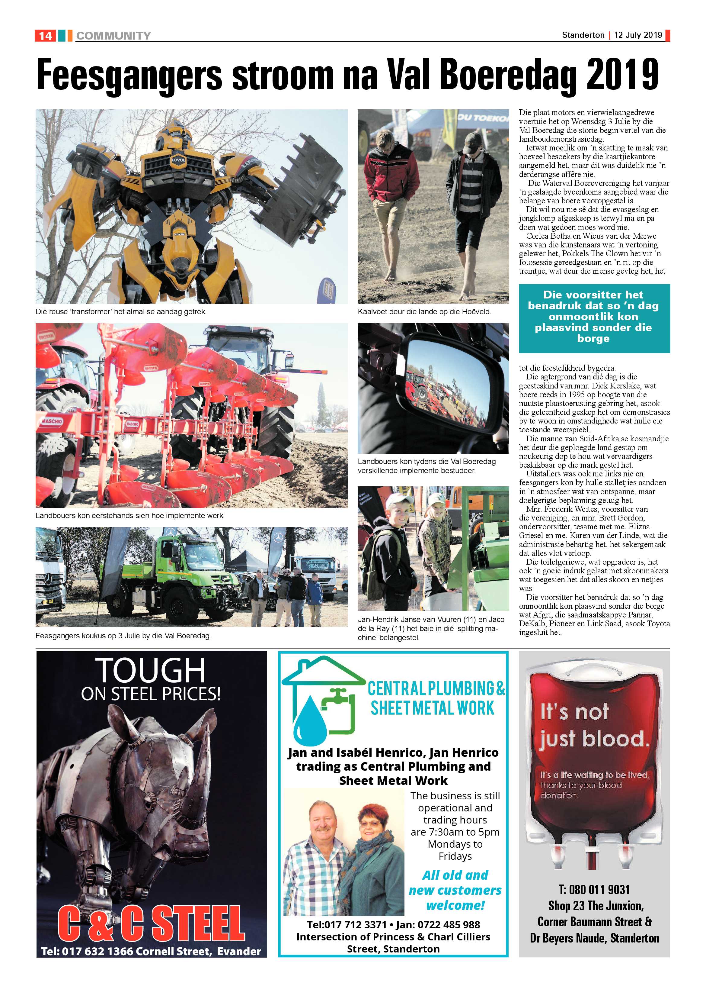 Standerton Advertiser 12 July 2019 page 22