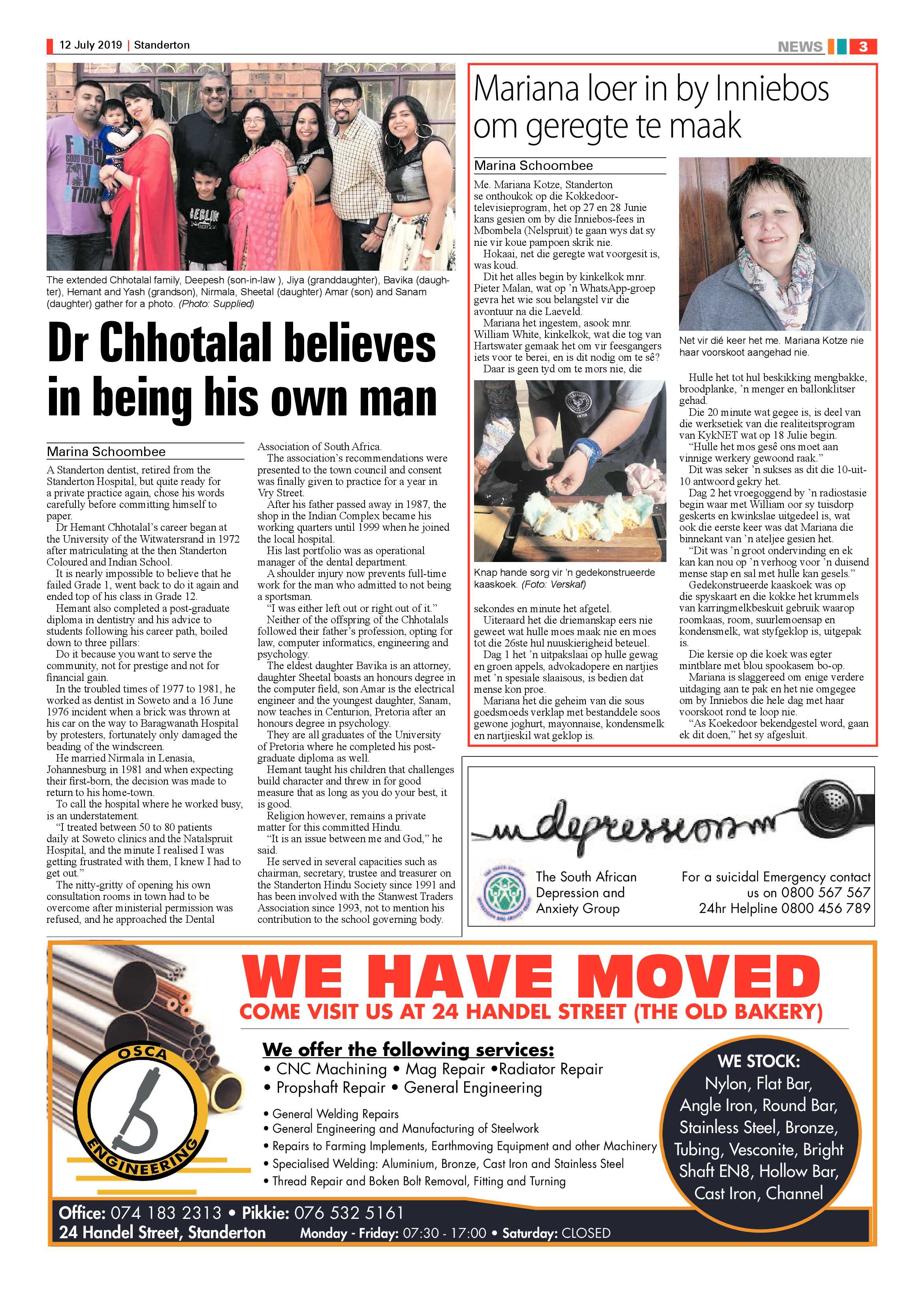 Standerton Advertiser 12 July 2019 page 3