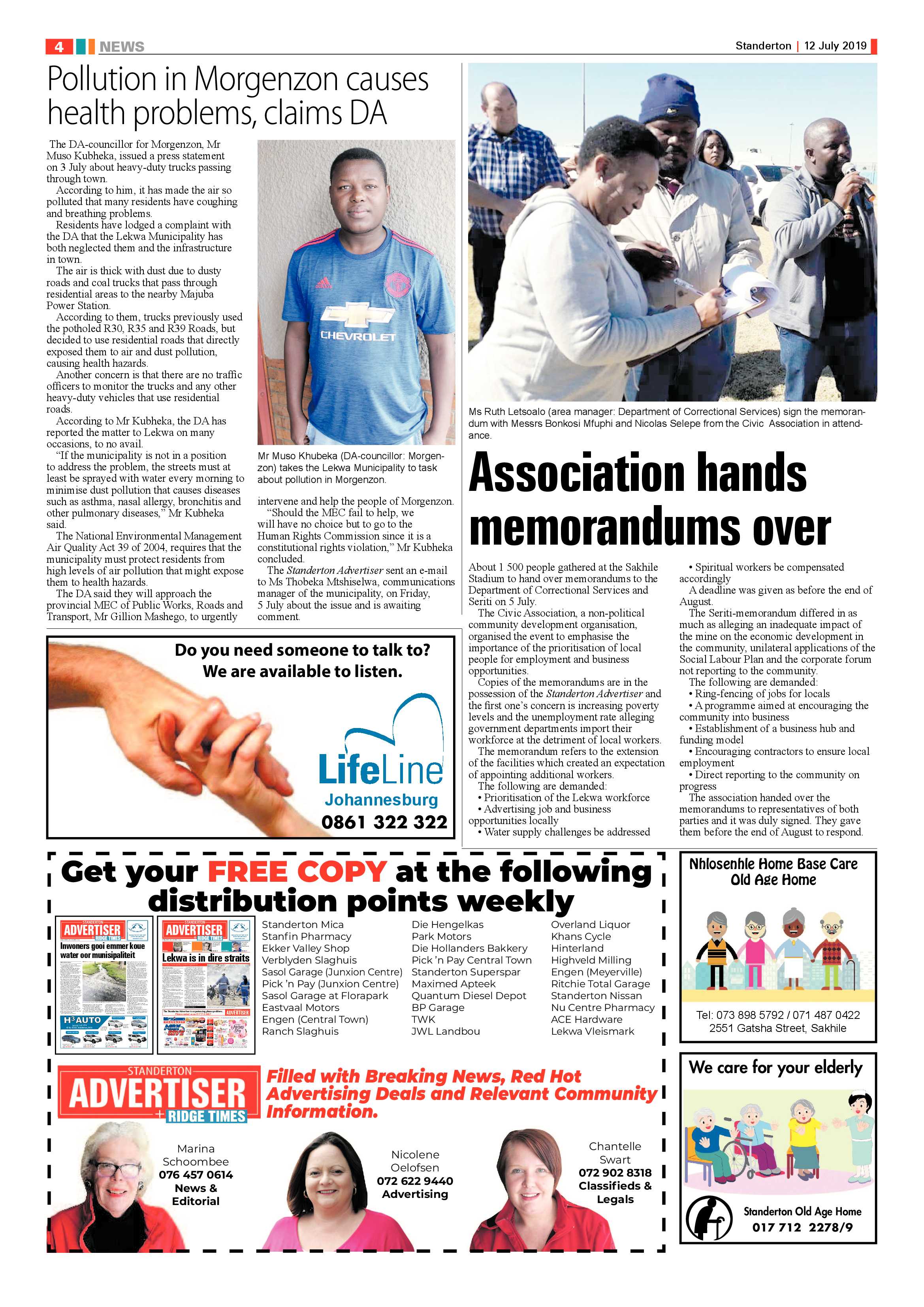 Standerton Advertiser 12 July 2019 page 4