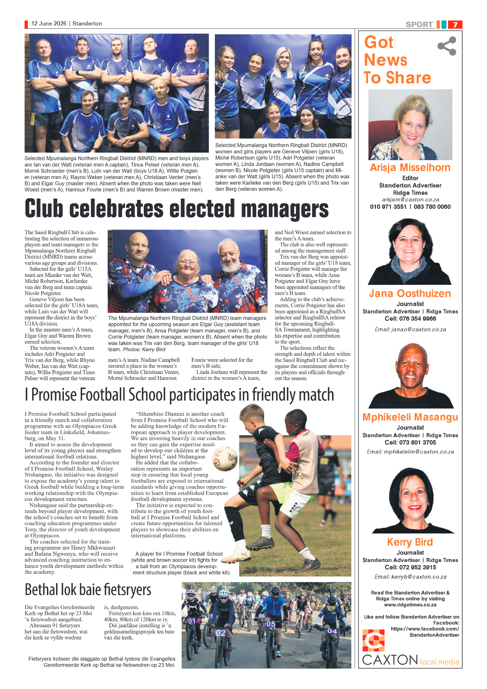 Standerton Advertiser 12 June 2026 page 7