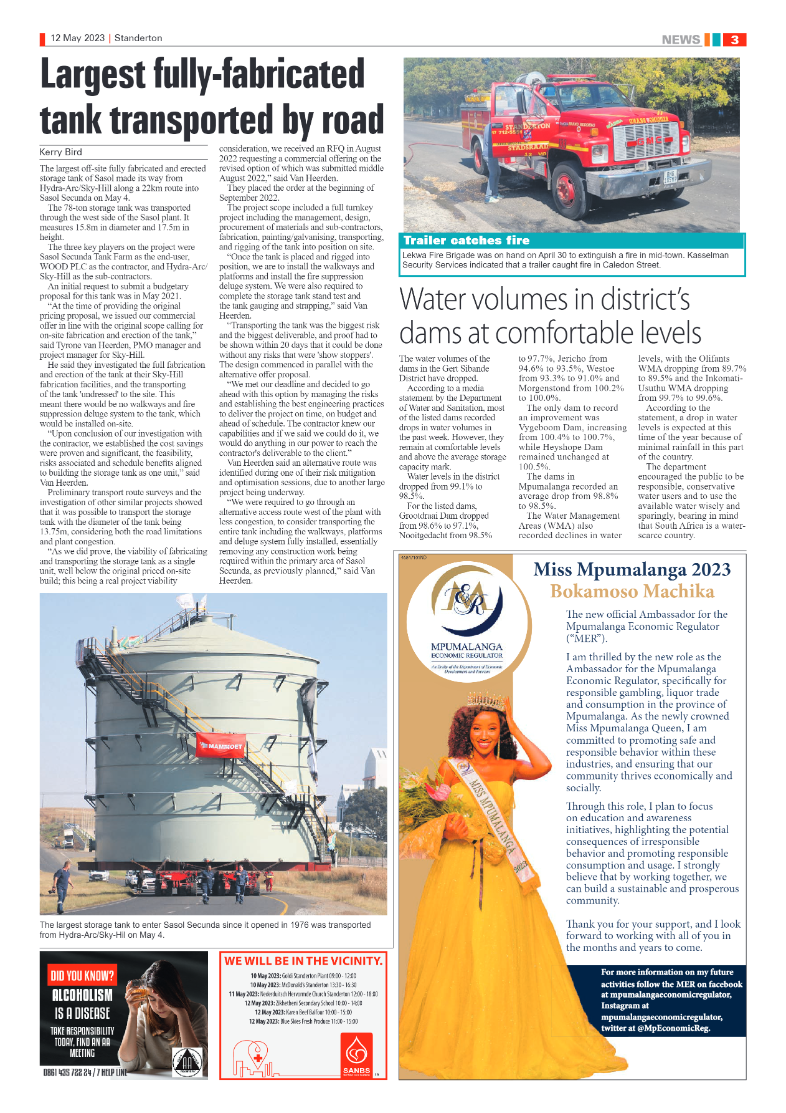 Standerton Advertiser 12 May 2023 page 3