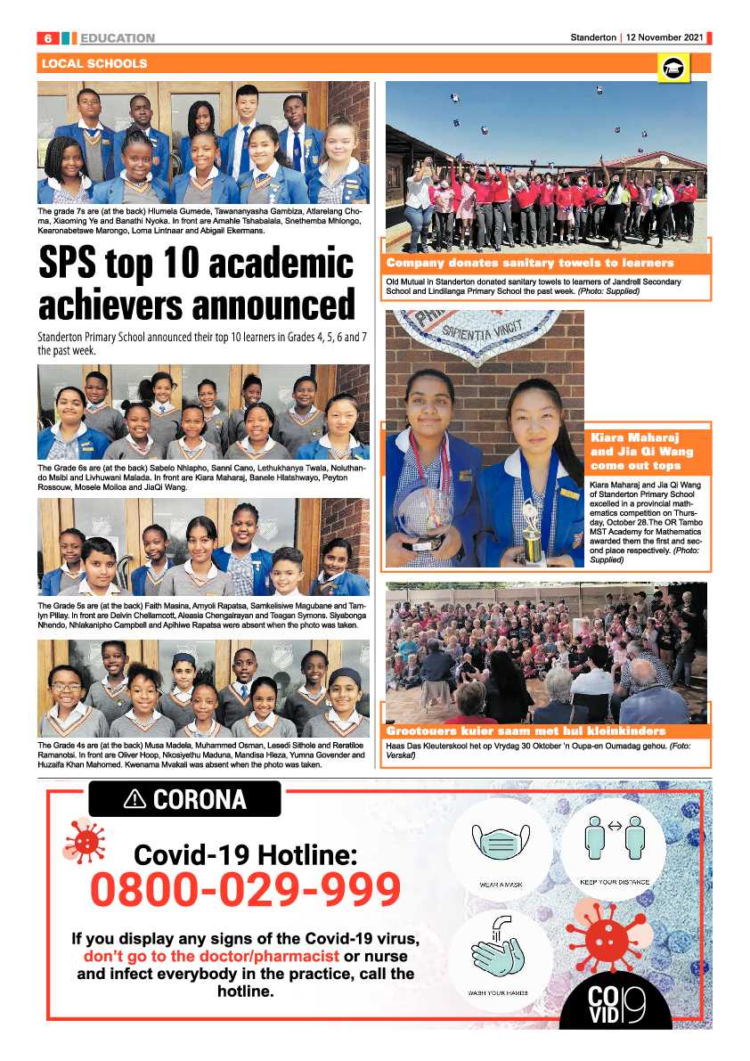Standerton Advertiser 12 November 2021 page 6