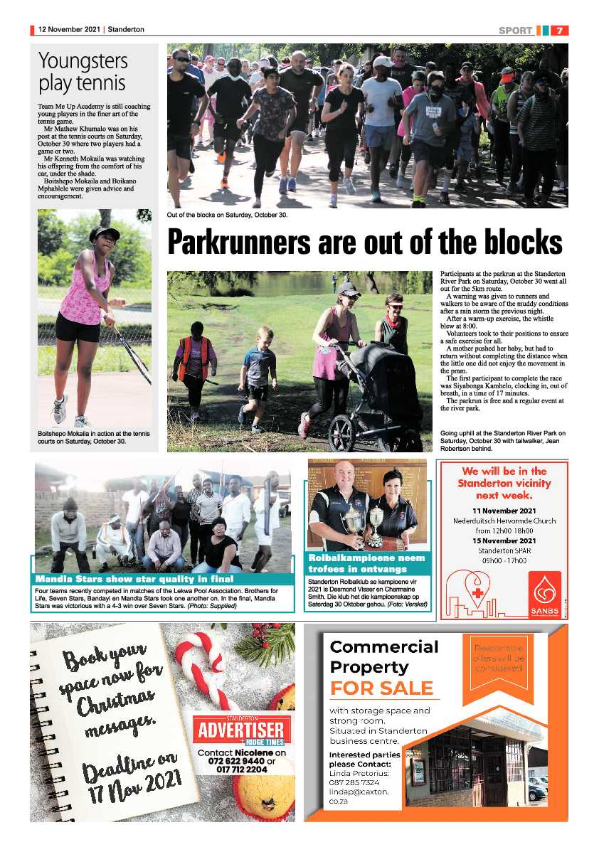 Standerton Advertiser 12 November 2021 page 7
