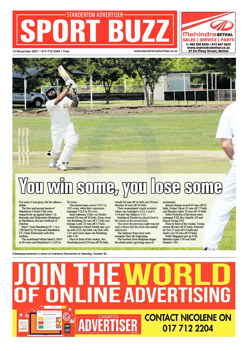 Standerton Advertiser 12 November 2021 page 8