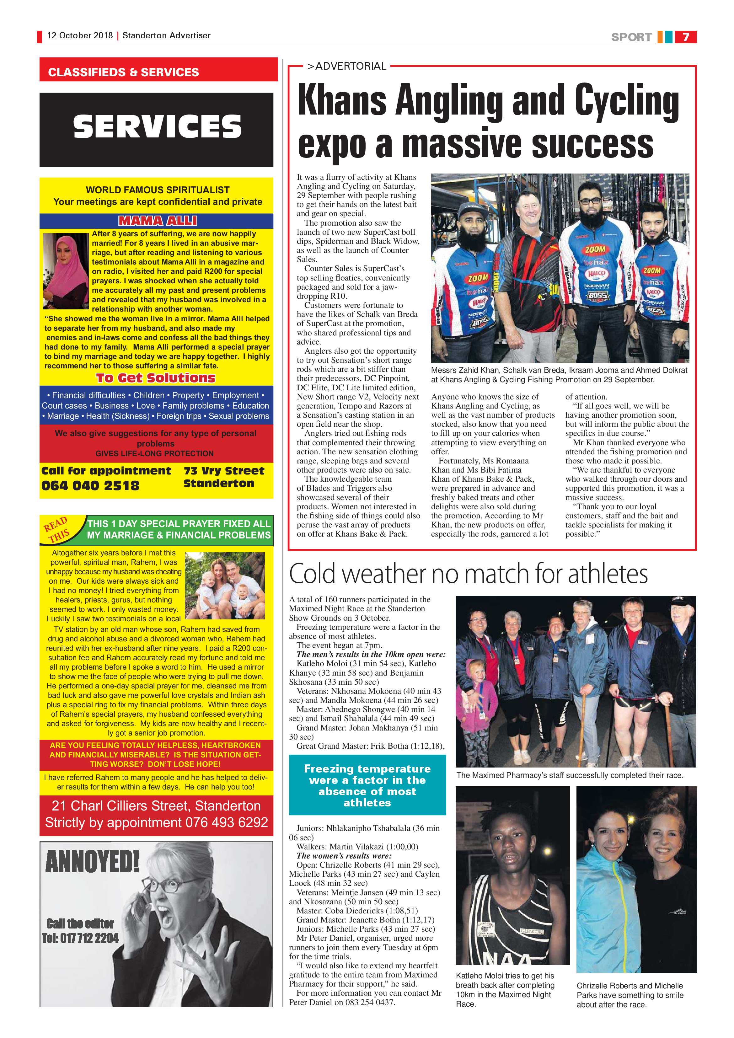 Standerton Advertiser 12 October 2018 page 7