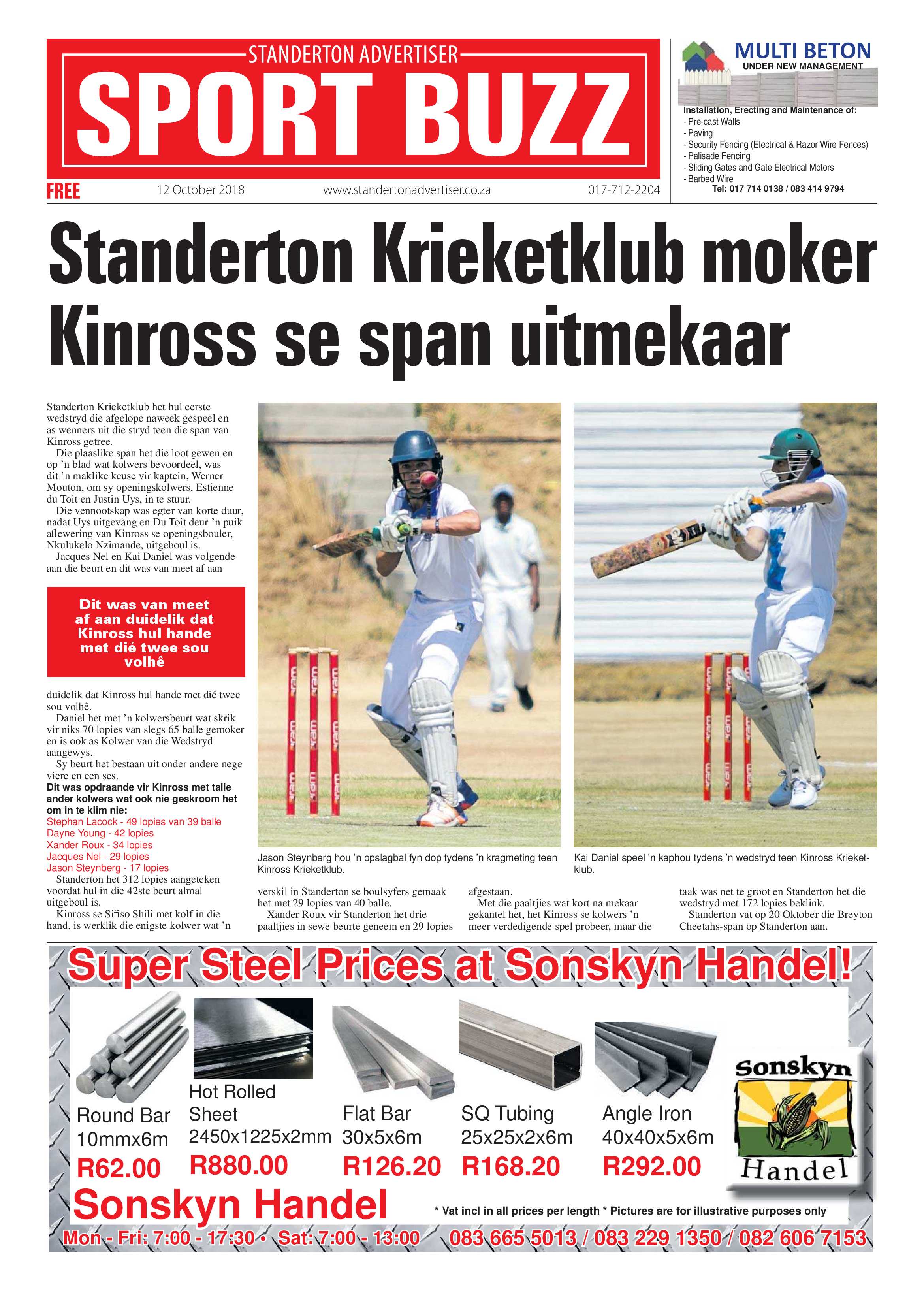 Standerton Advertiser 12 October 2018 page 8