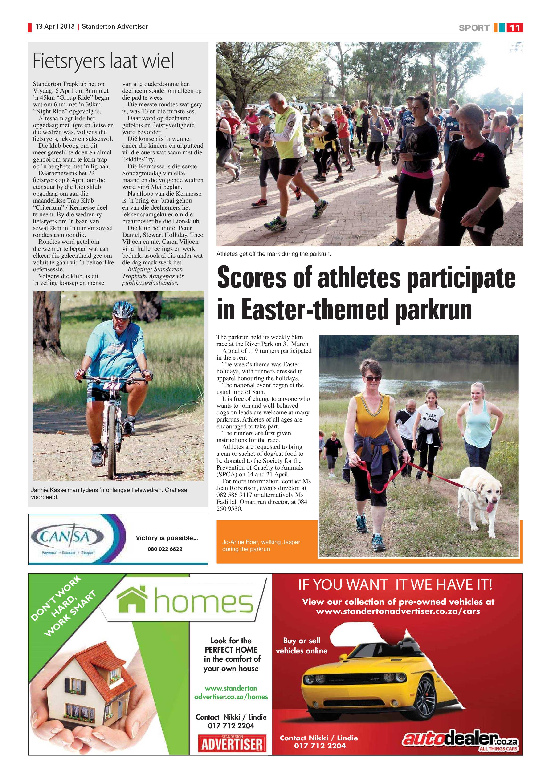 Standerton Advertiser 13 April 2018 page 11