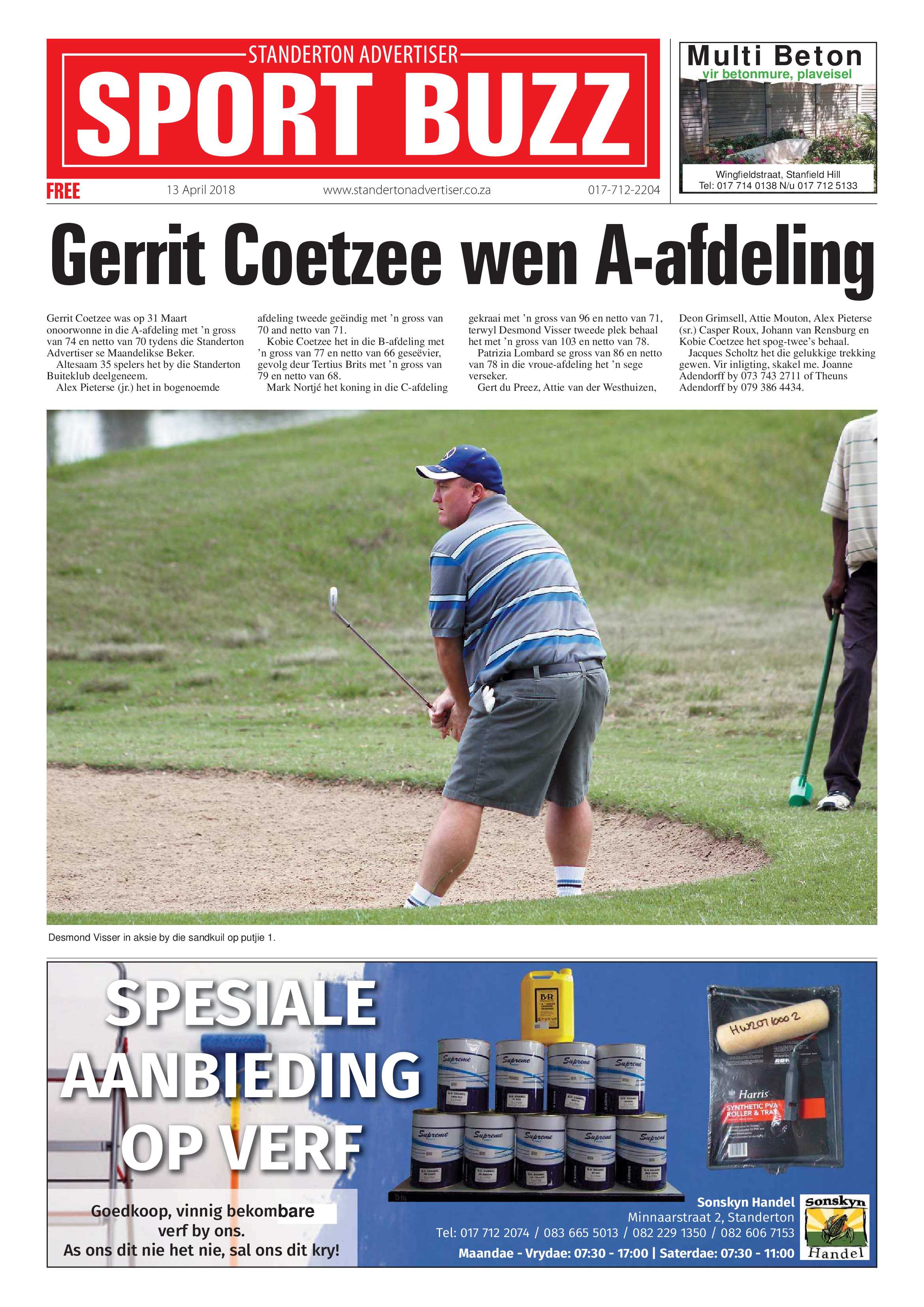 Standerton Advertiser 13 April 2018 page 12