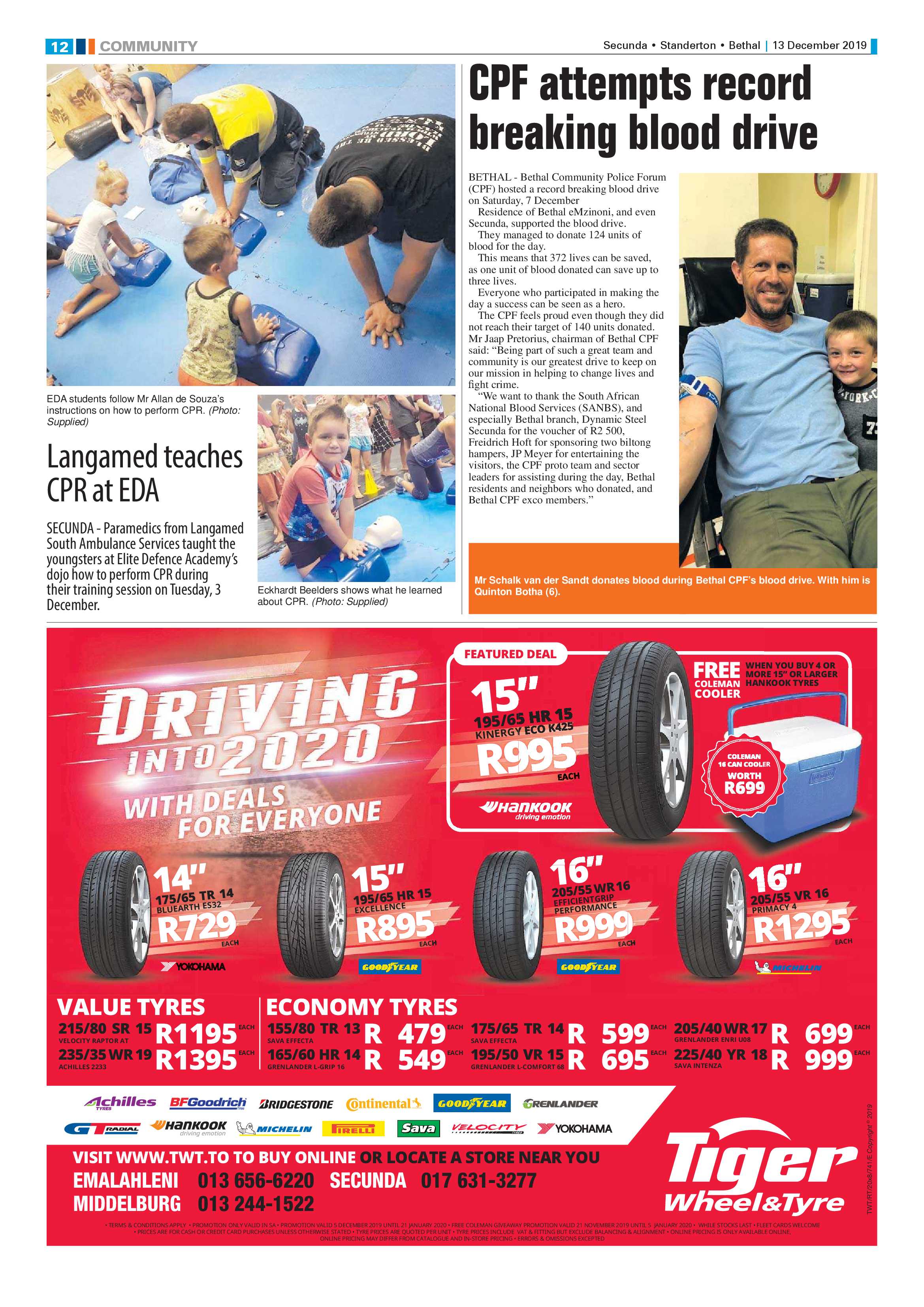 Standerton Advertiser 13 December 2019 page 12