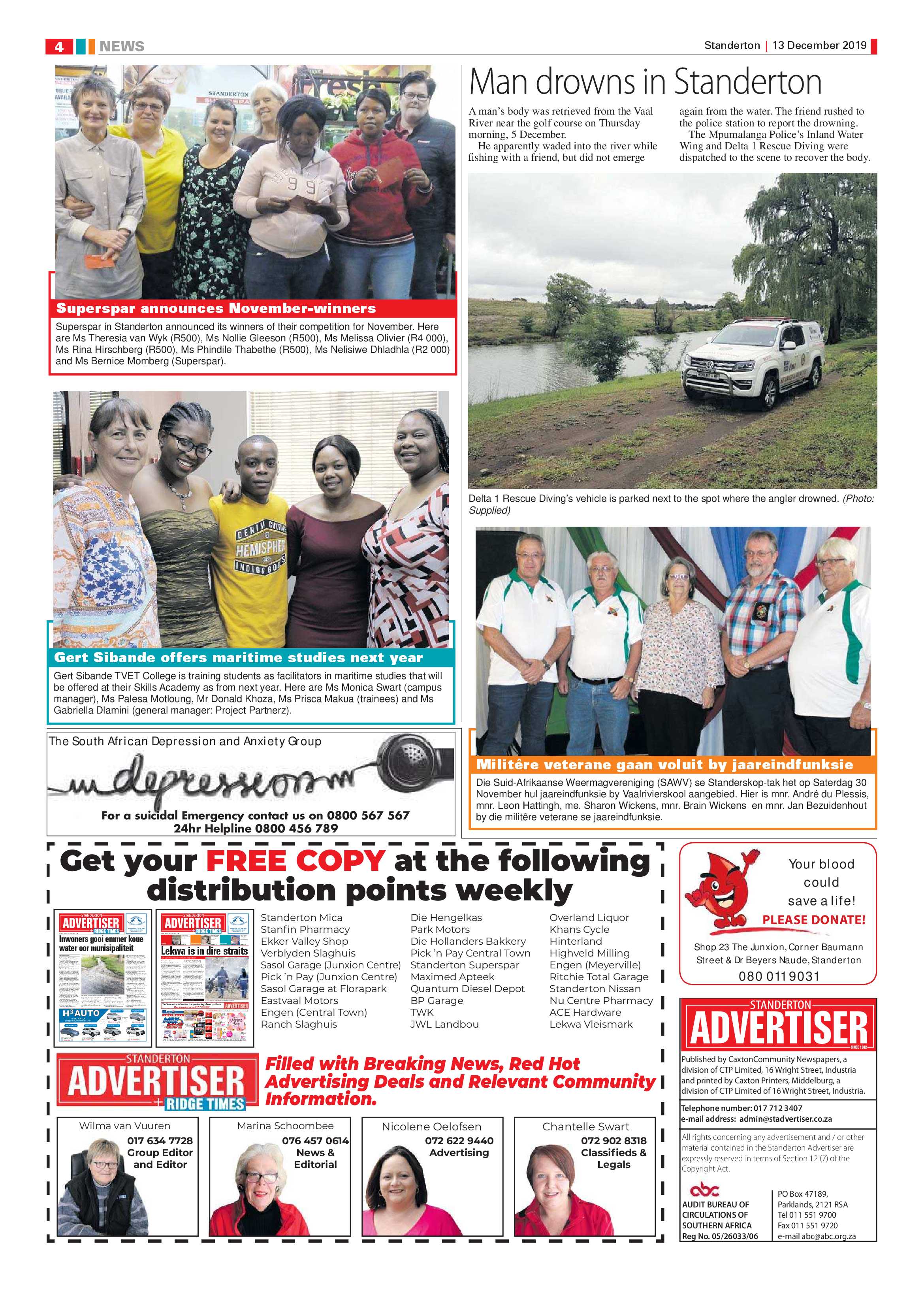 Standerton Advertiser 13 December 2019 page 4