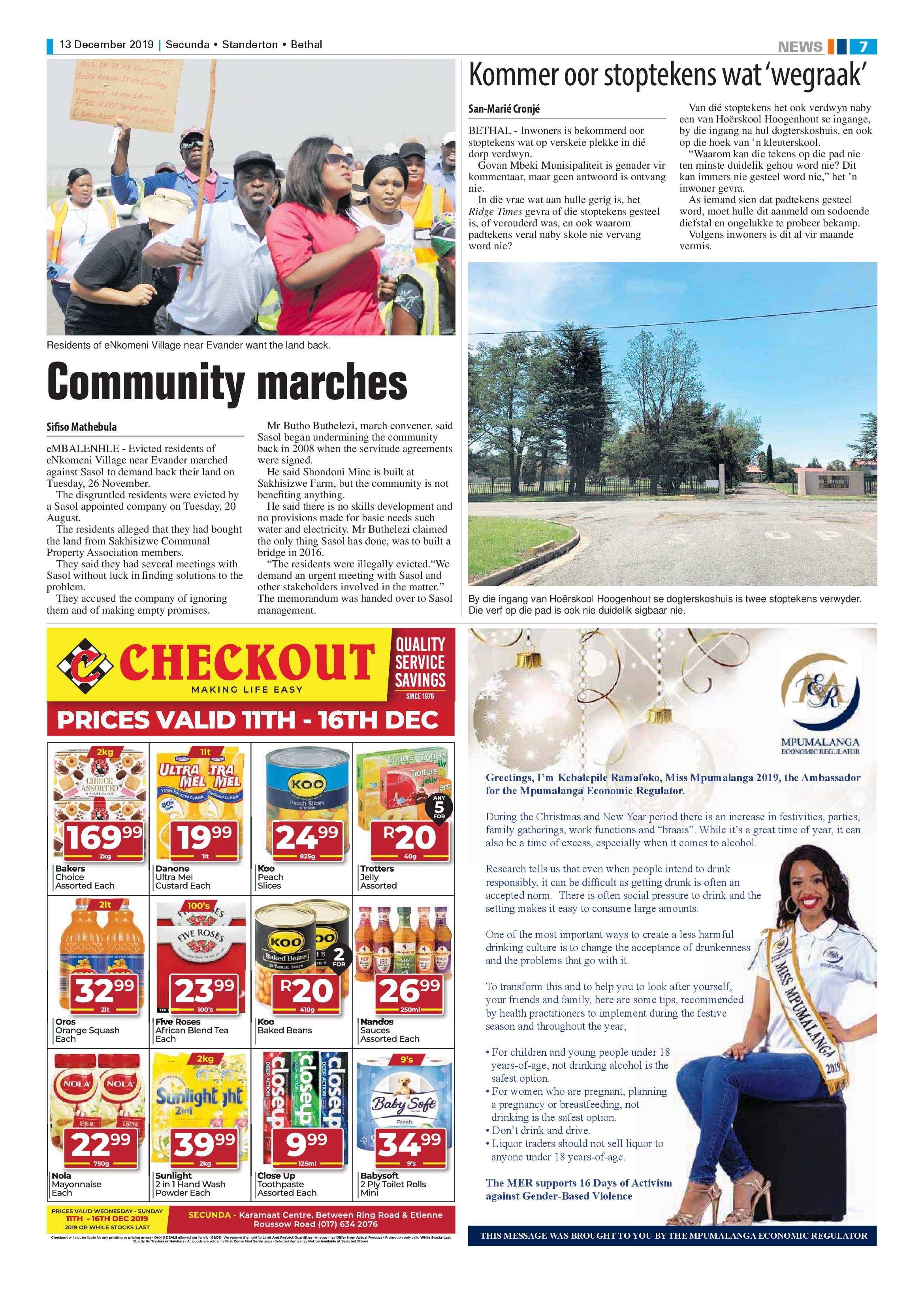 Standerton Advertiser 13 December 2019 page 7
