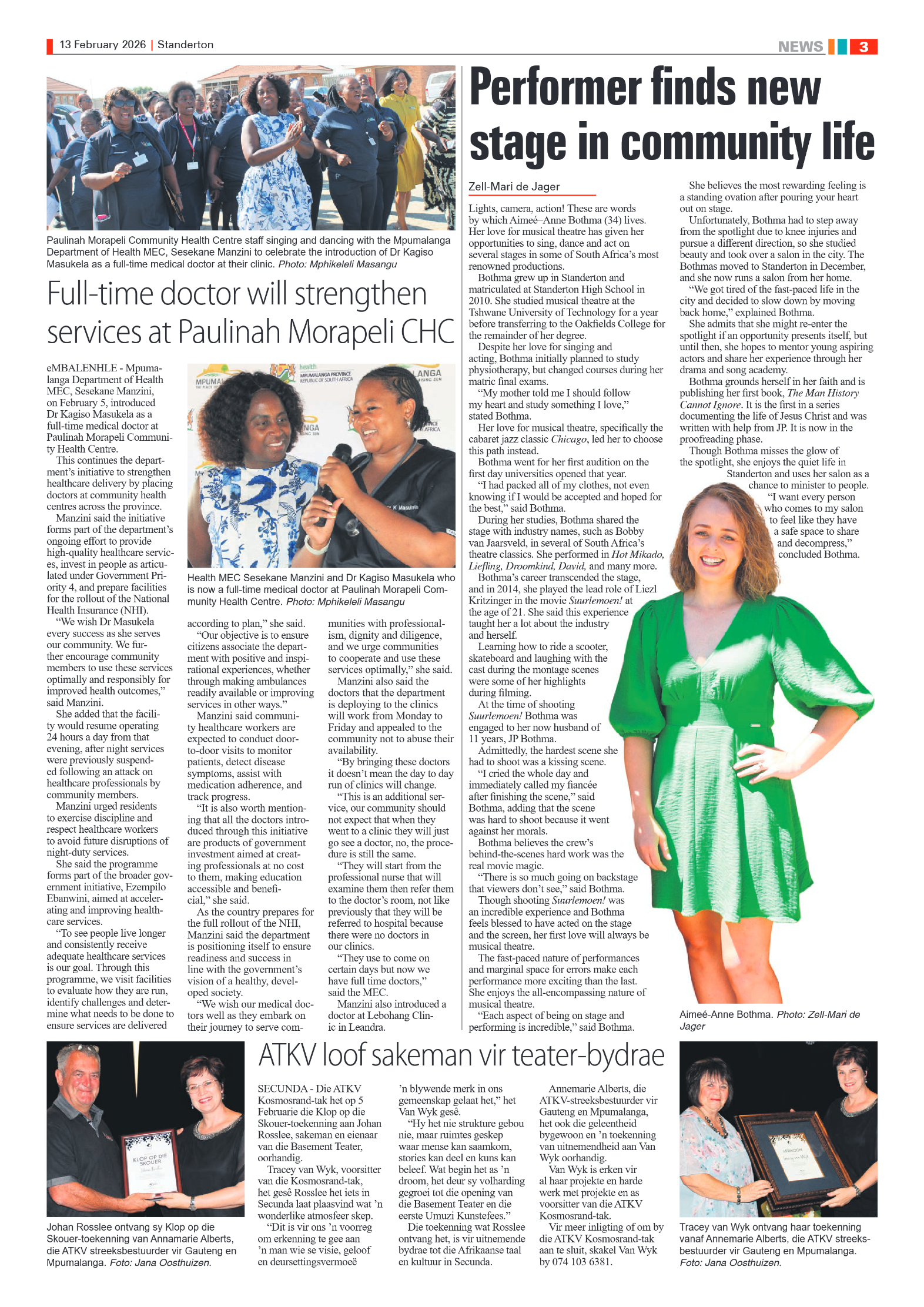Standerton Advertiser 13 February 2026 page 3