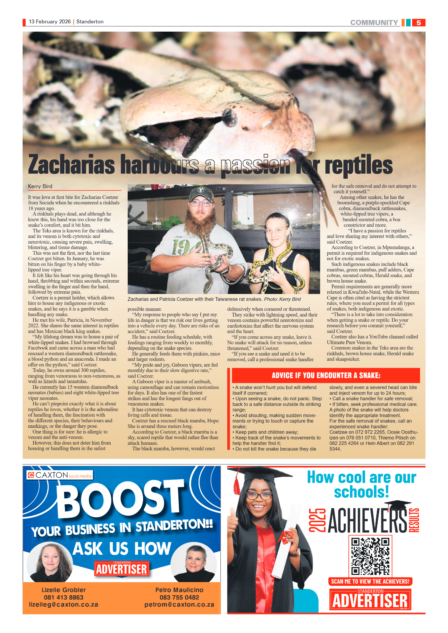 Standerton Advertiser 13 February 2026 page 5