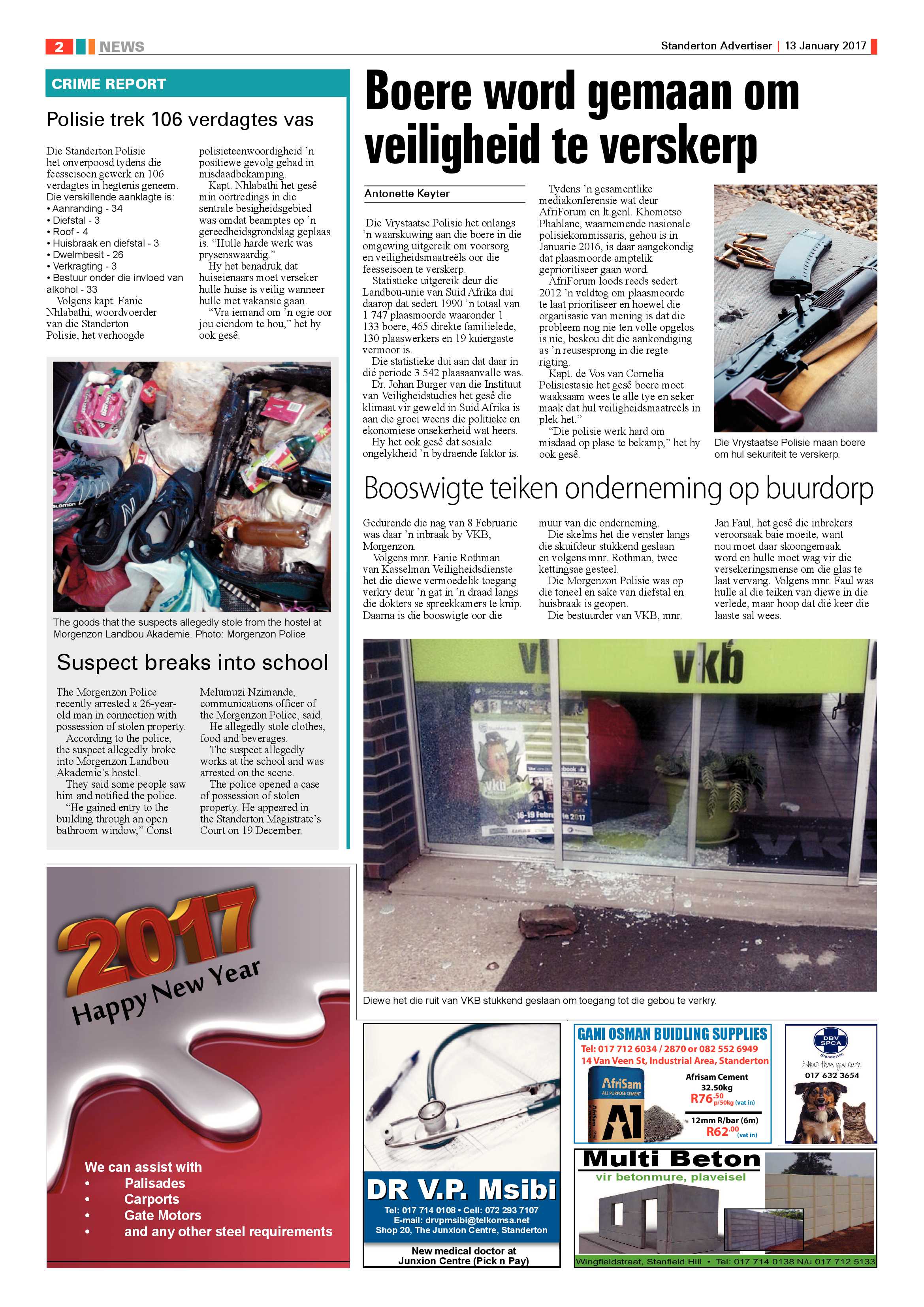 Standerton Advertiser 13 page 2
