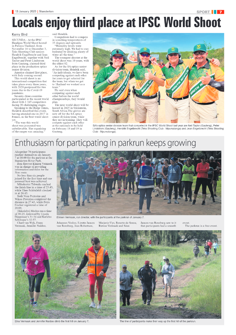 Standerton Advertiser 13 January 2023 page 7