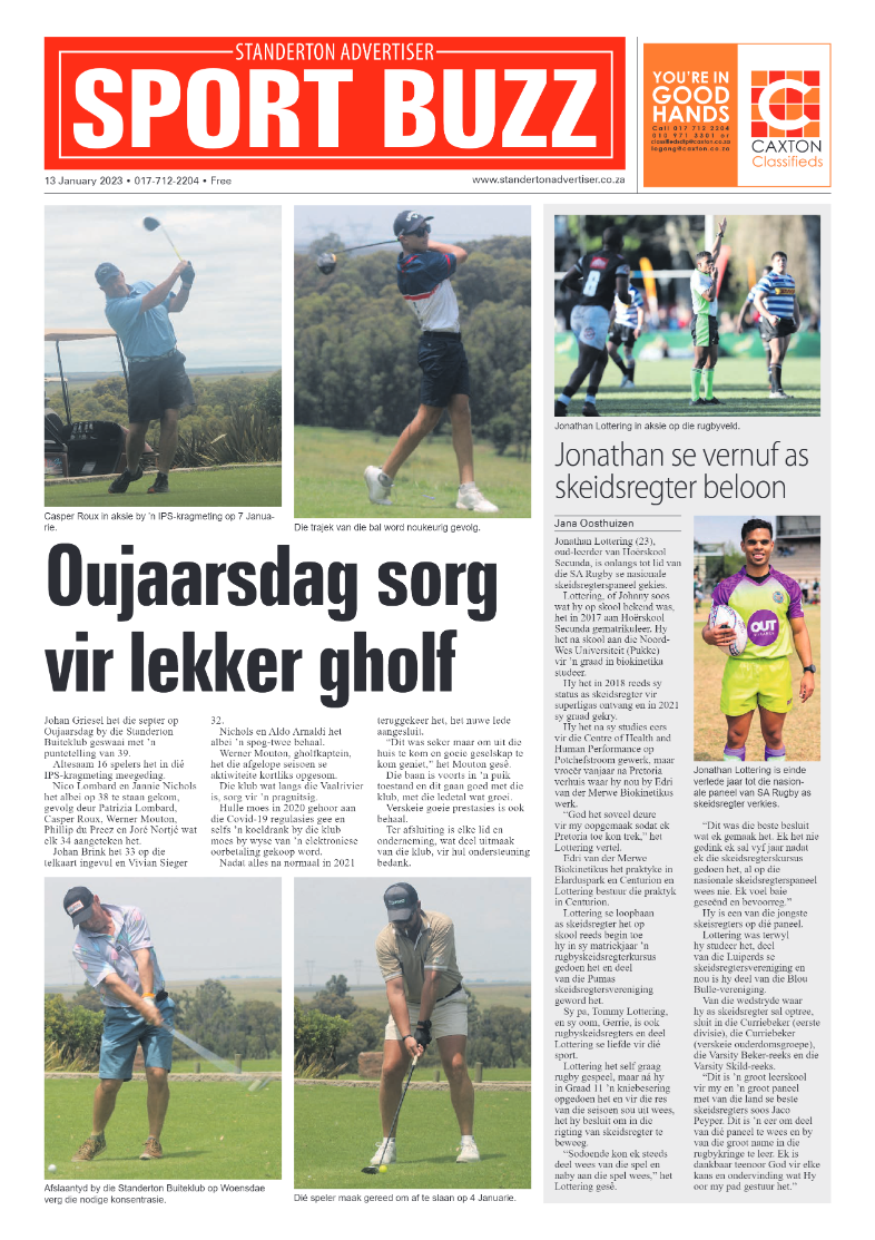 Standerton Advertiser 13 January 2023 page 8