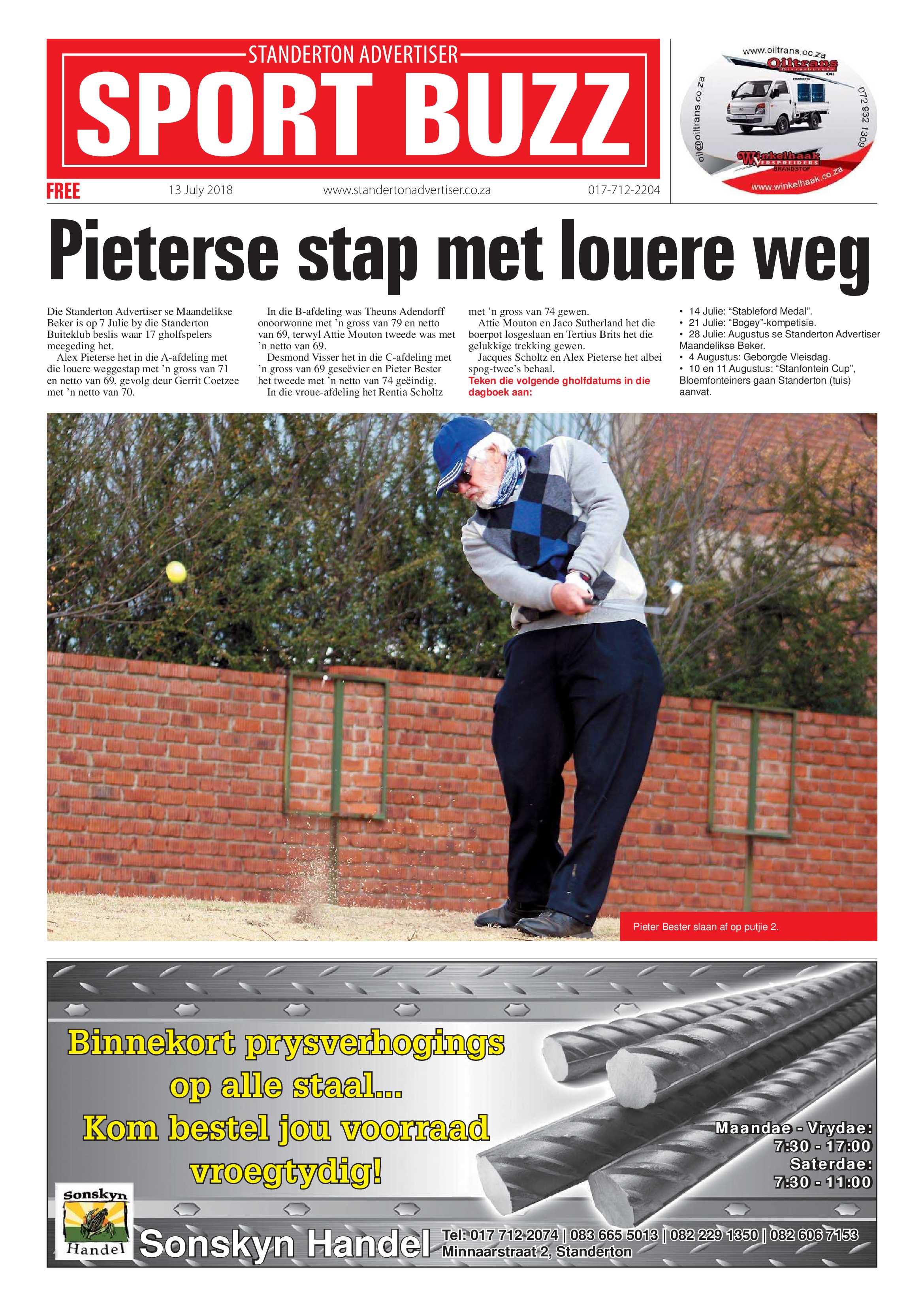 Standerton Advertiser 13 July 2018 page 12