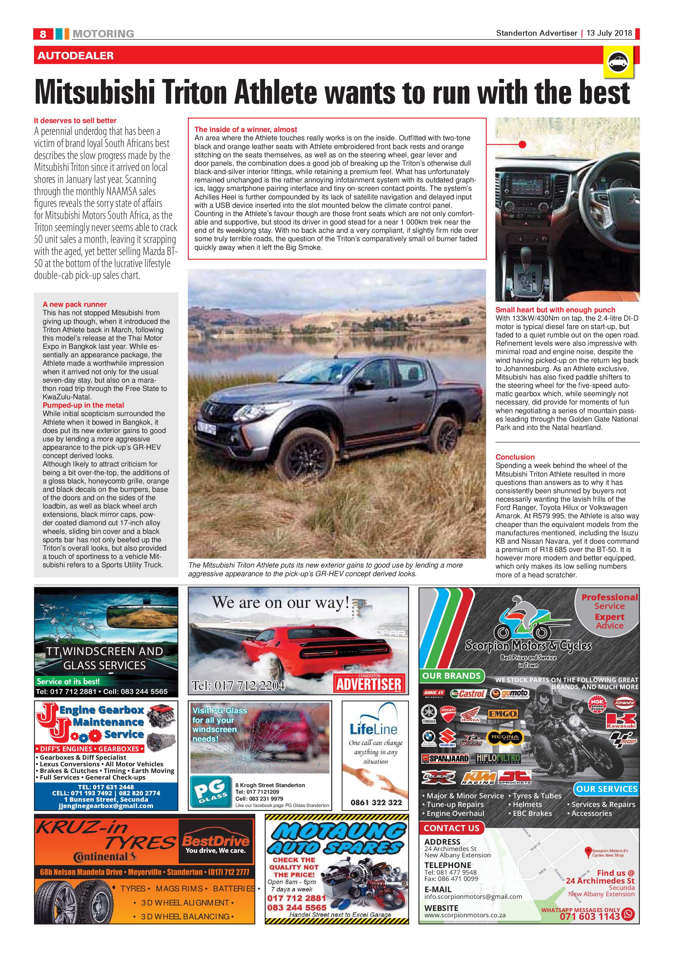 Standerton Advertiser 13 July 2018 page 8