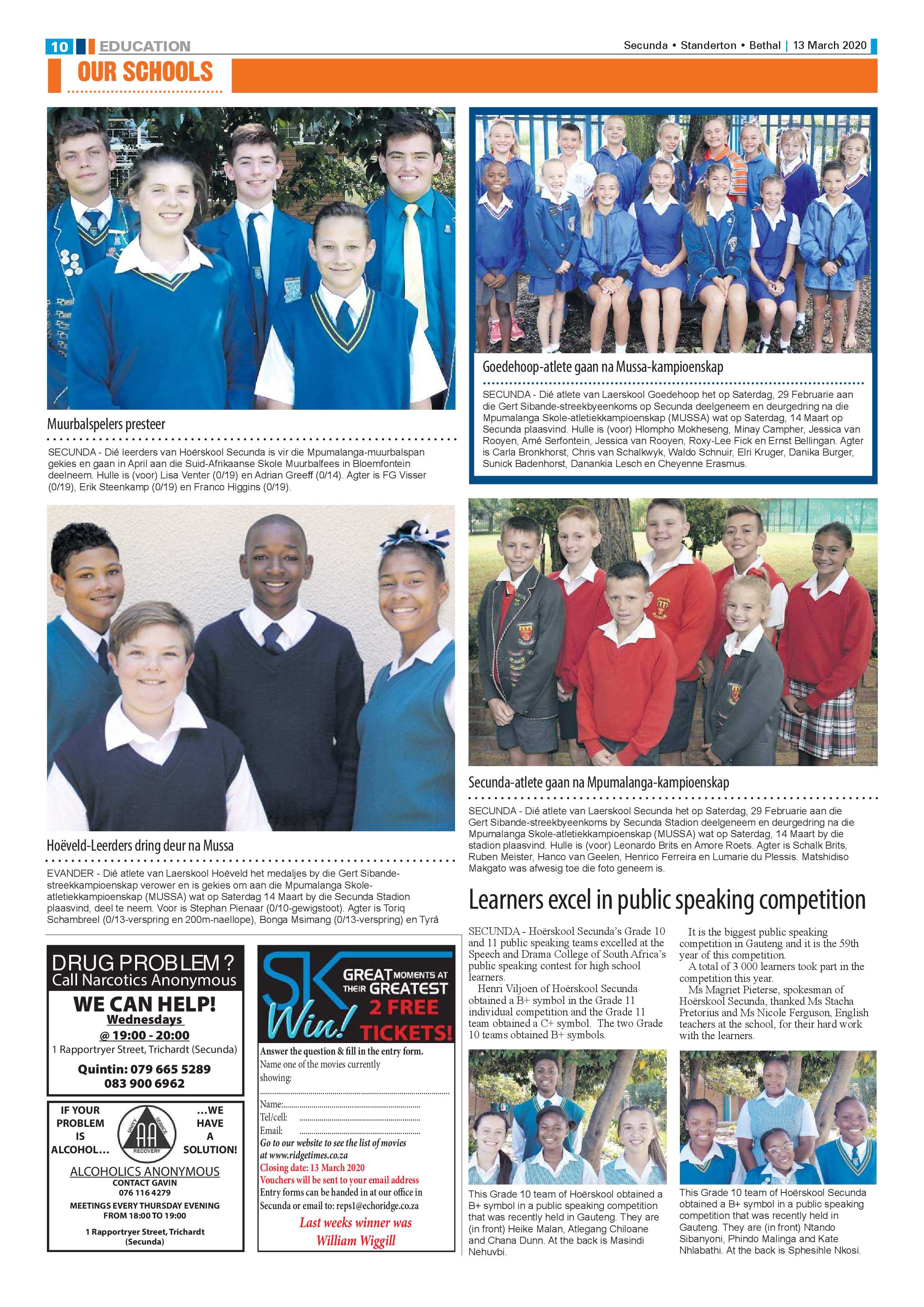 Standerton Advertiser 13 March 2020 page 10