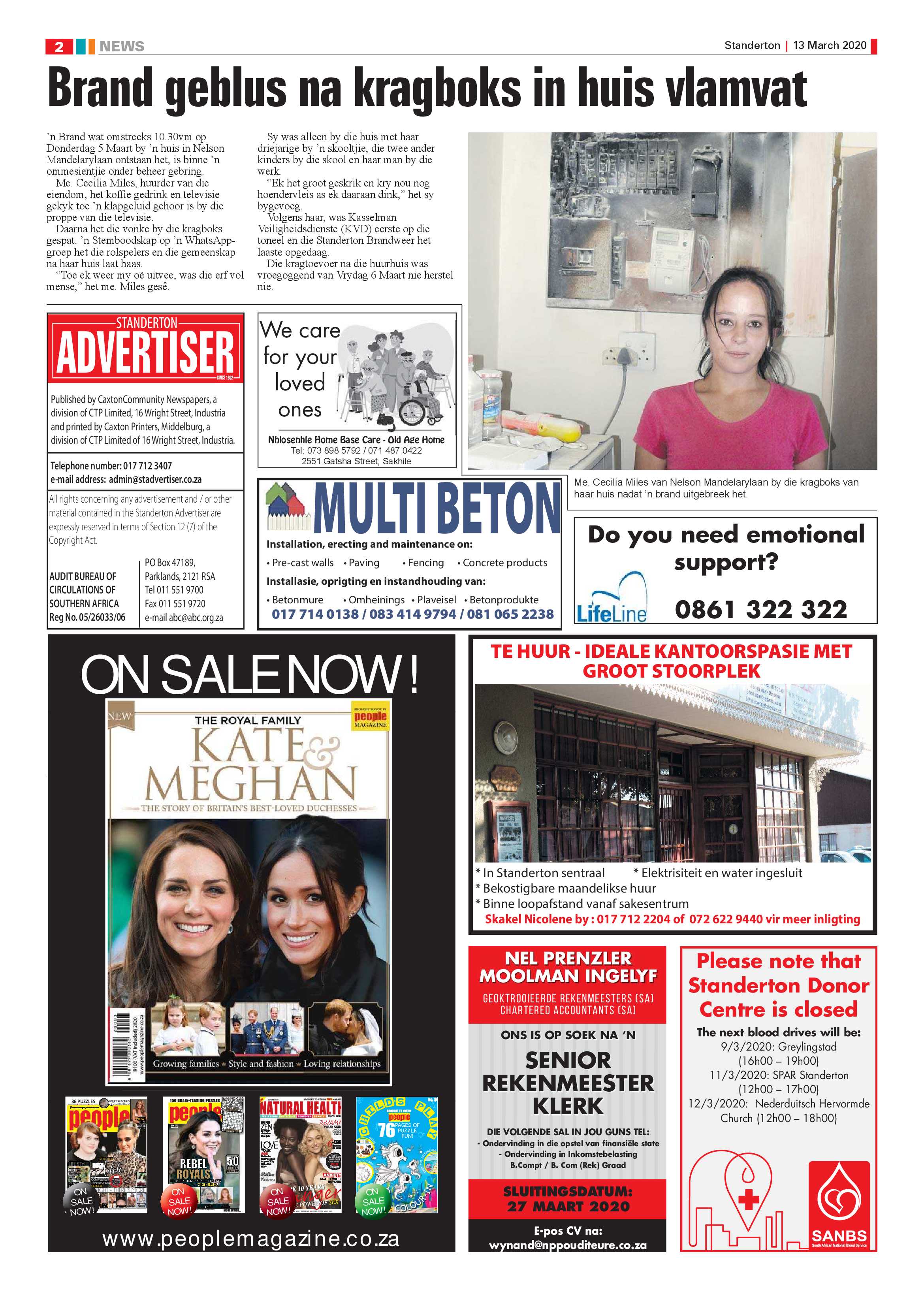 Standerton Advertiser 13 March 2020 page 2