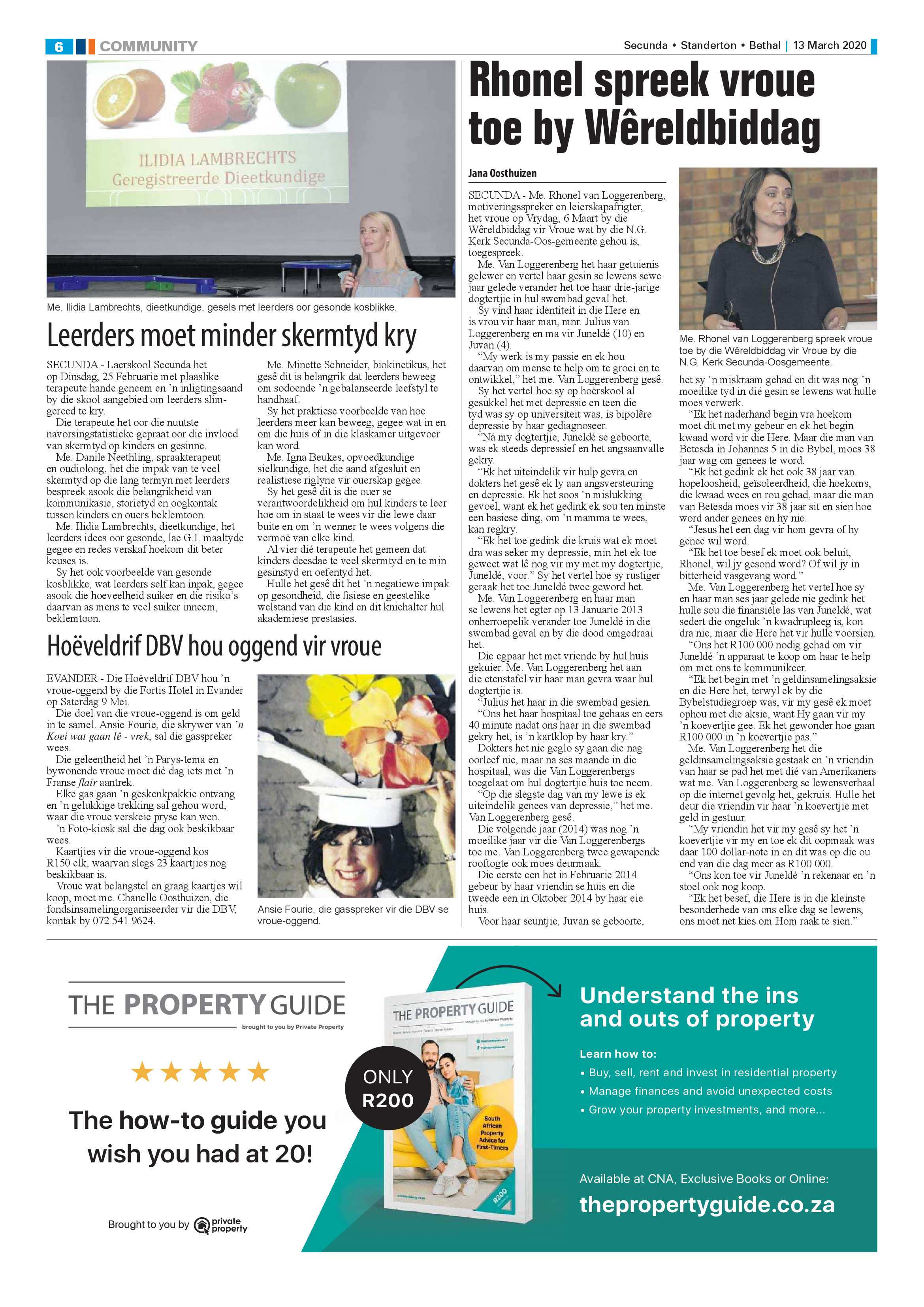 Standerton Advertiser 13 March 2020 page 6