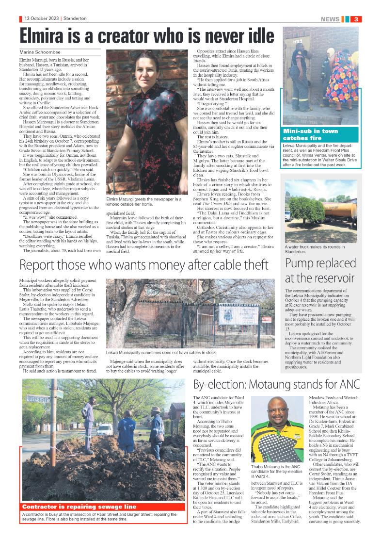 Standerton Advertiser 13 October 2023 page 3