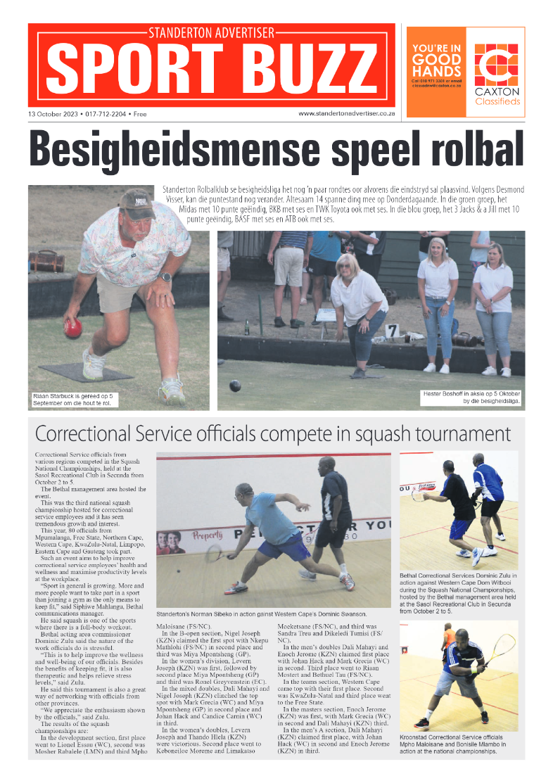 Standerton Advertiser 13 October 2023 page 8