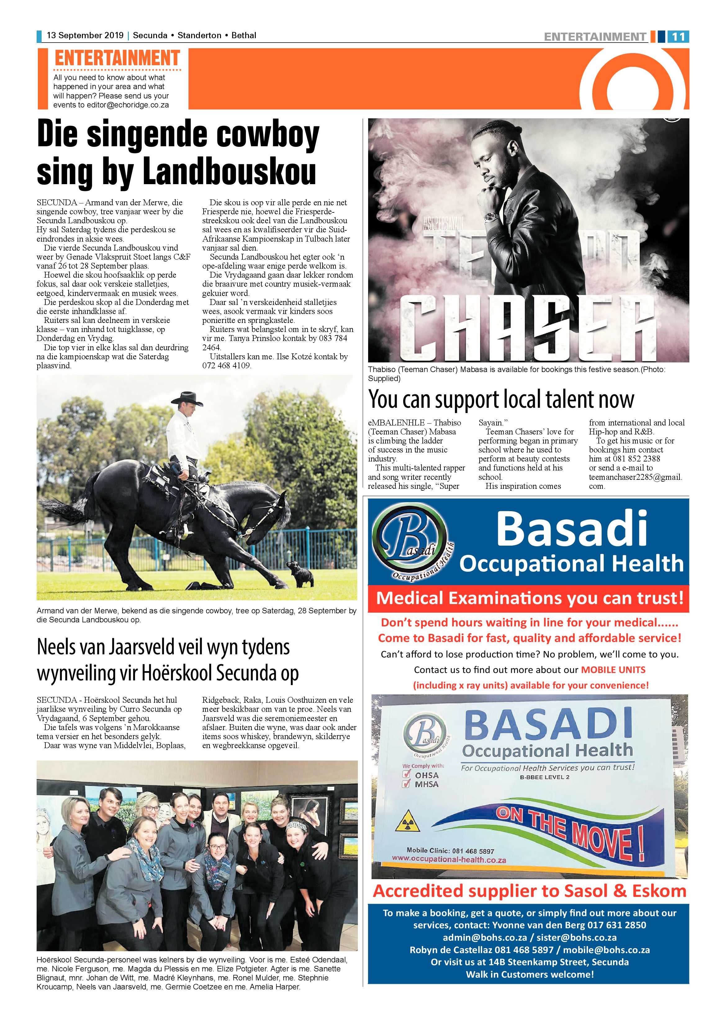 Standerton Advertiser 13 September 2019 page 15