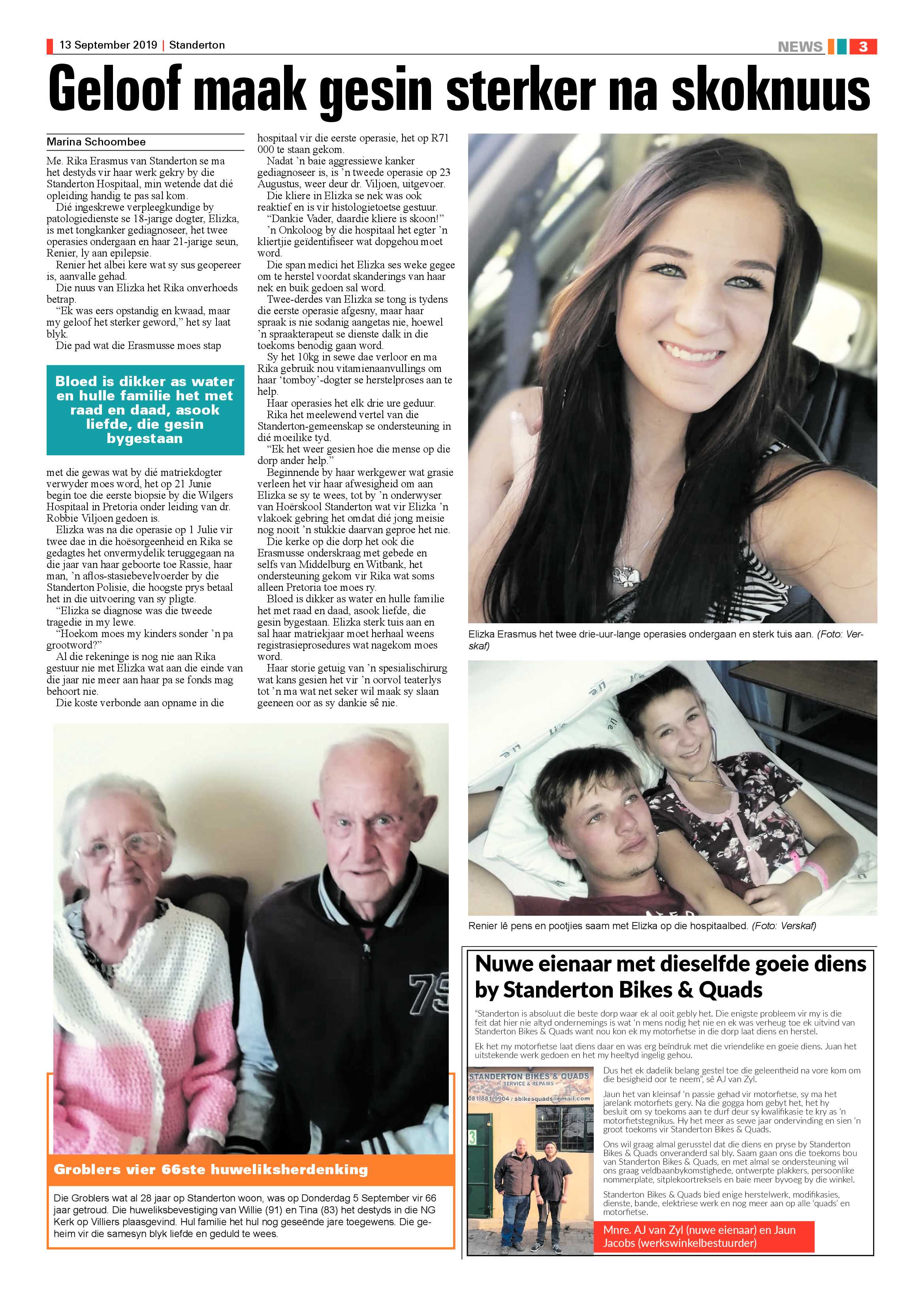 Standerton Advertiser 13 September 2019 page 3