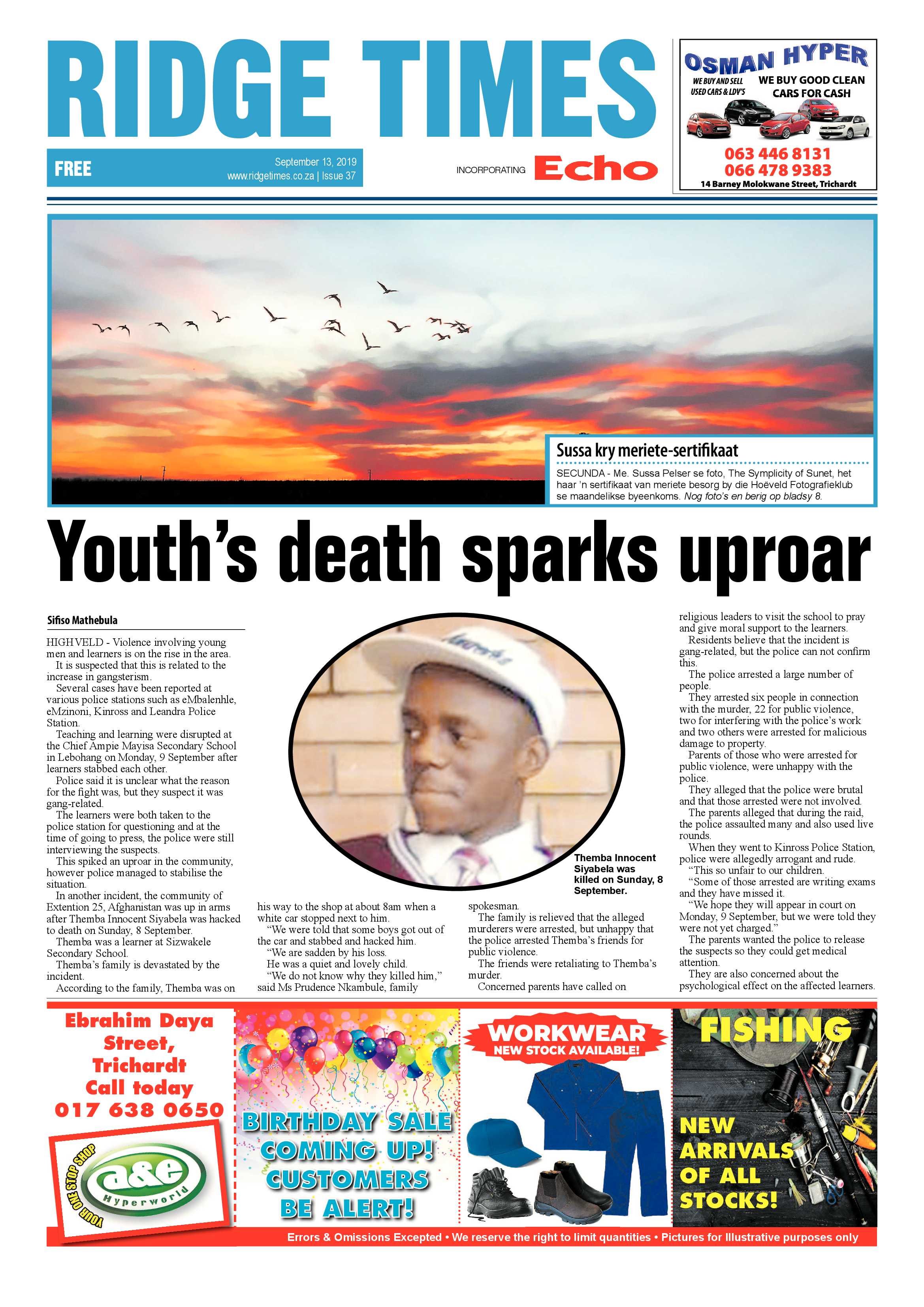 Standerton Advertiser 13 September 2019 page 5