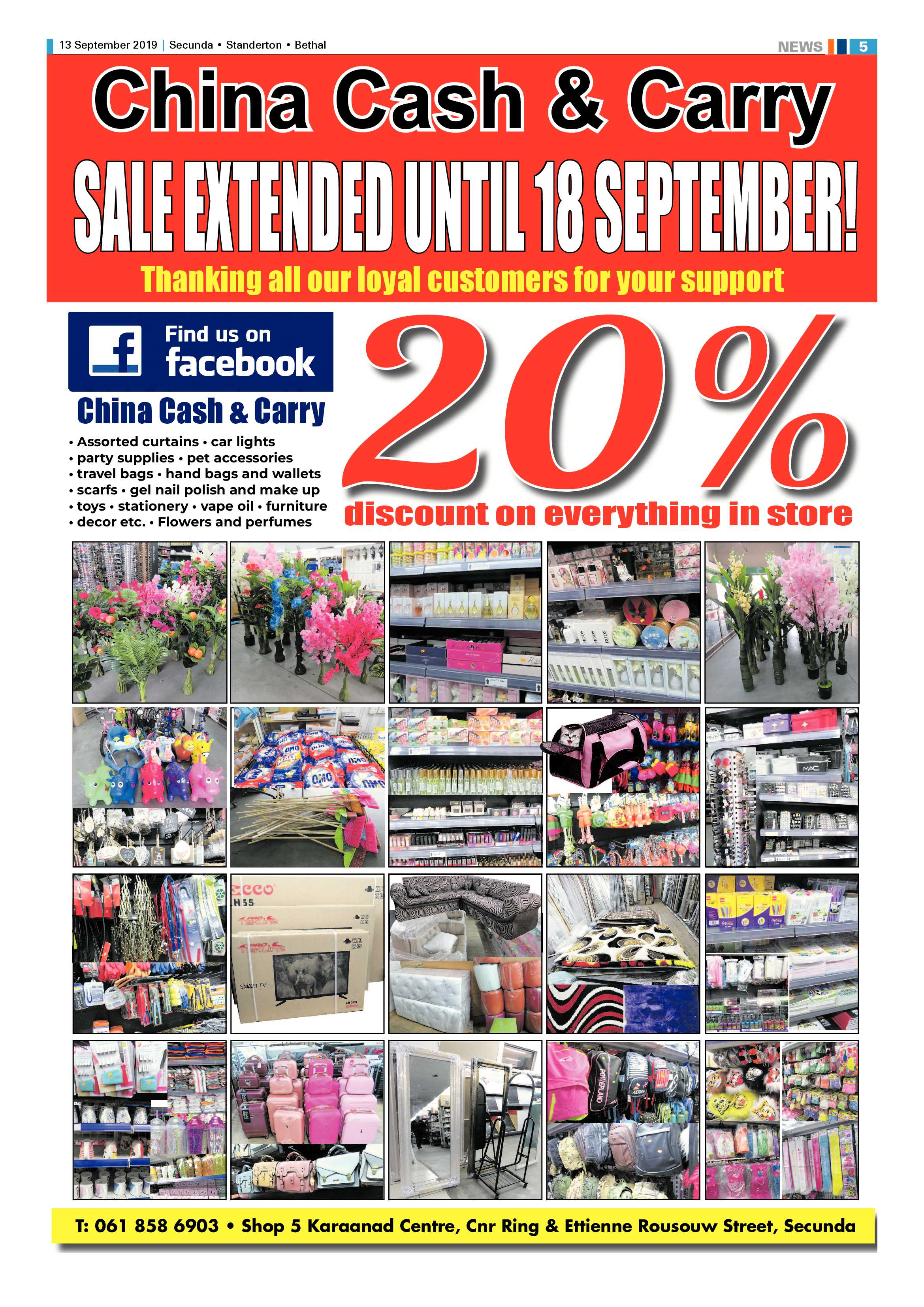 Standerton Advertiser 13 September 2019 page 9